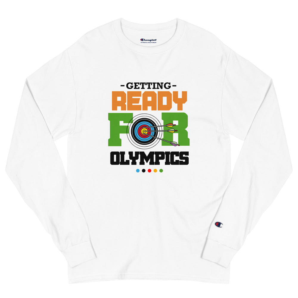 GETTING READY FOR OLYMPICS - Men's Champion Long Sleeve Shirt