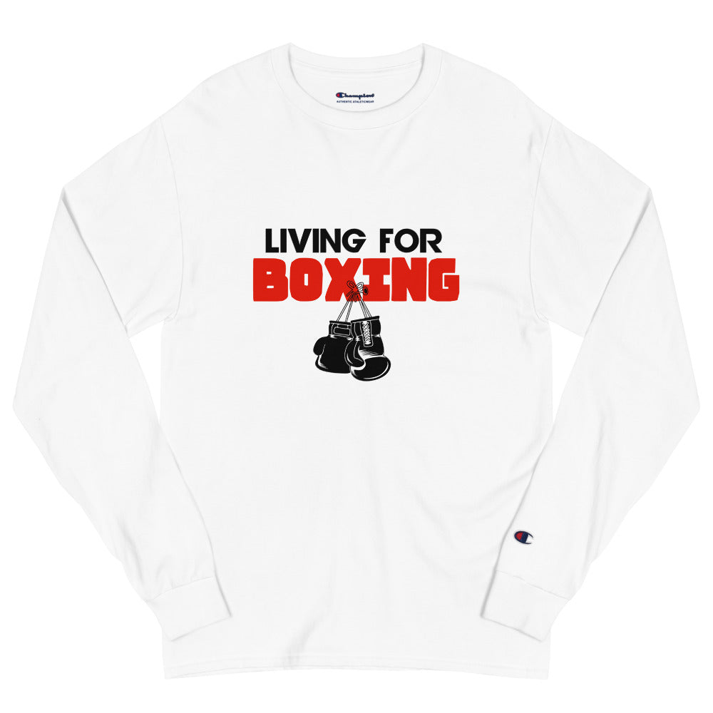 LIVING FOR BOXING - Men's Champion Long Sleeve Shirt