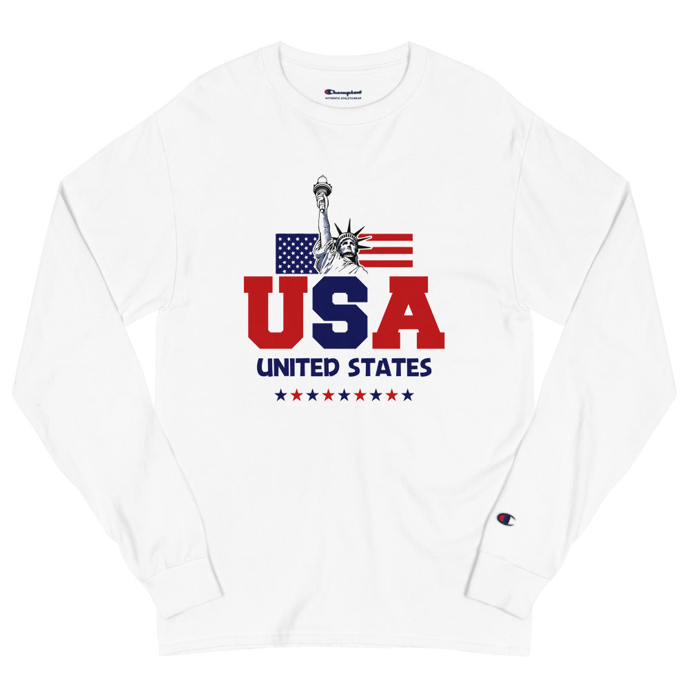 UNITED STATES OF AMERICA - Men's Champion Long Sleeve Shirt