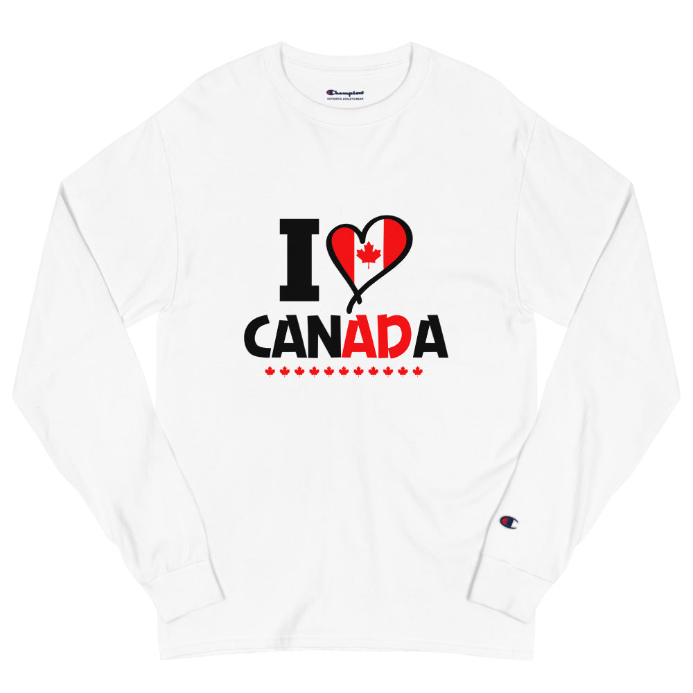 I LOVE CANADA - Men's Champion Long Sleeve Shirt