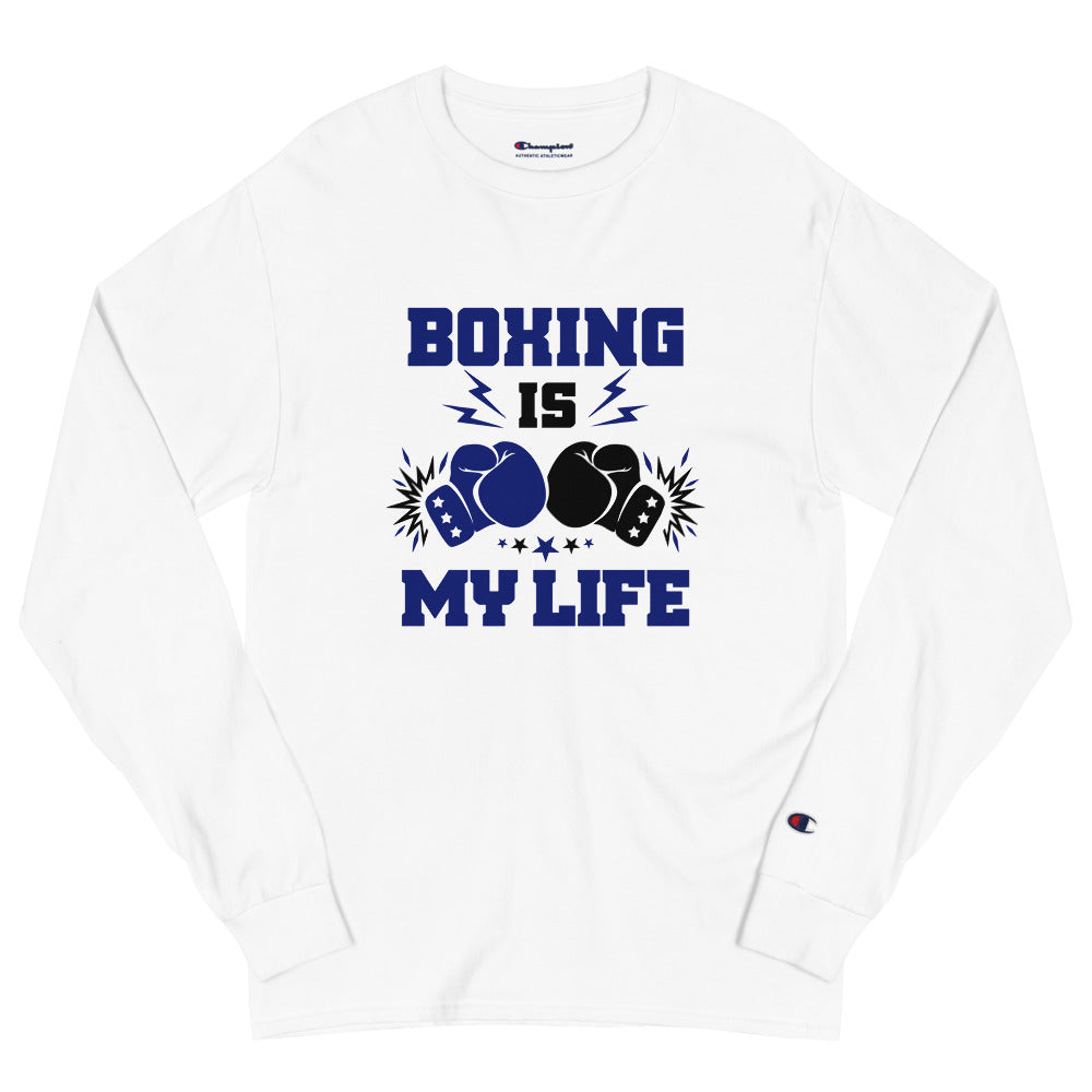 BOXING IS MY LIFE - Men's Champion Long Sleeve Shirt