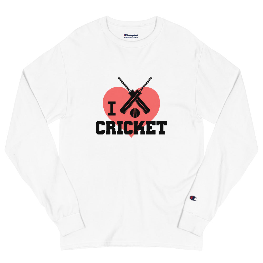 I LOVE CRICKET - Men's Champion Long Sleeve Shirt