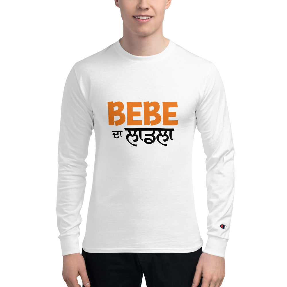 BEBE DA LAADLA - Men's Champion Long Sleeve Shirt
