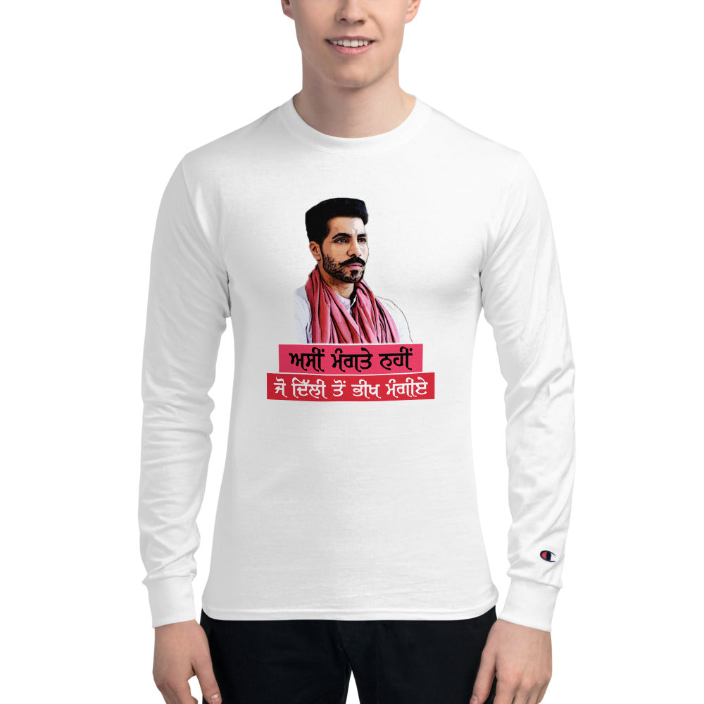 ASIN MANGTE NHI JO - Men's Champion Long Sleeve Shirt