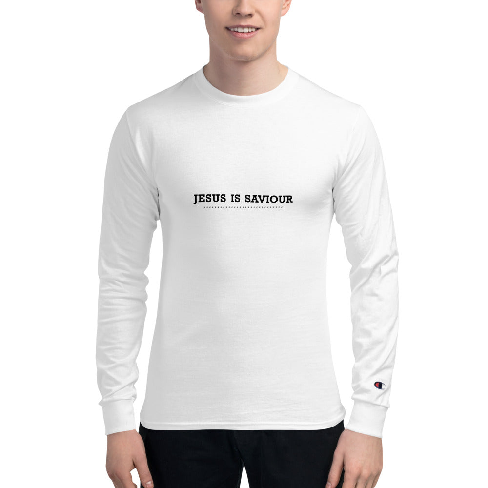 JESUS IS SAVIOUR - Men's Champion Long Sleeve Shirt