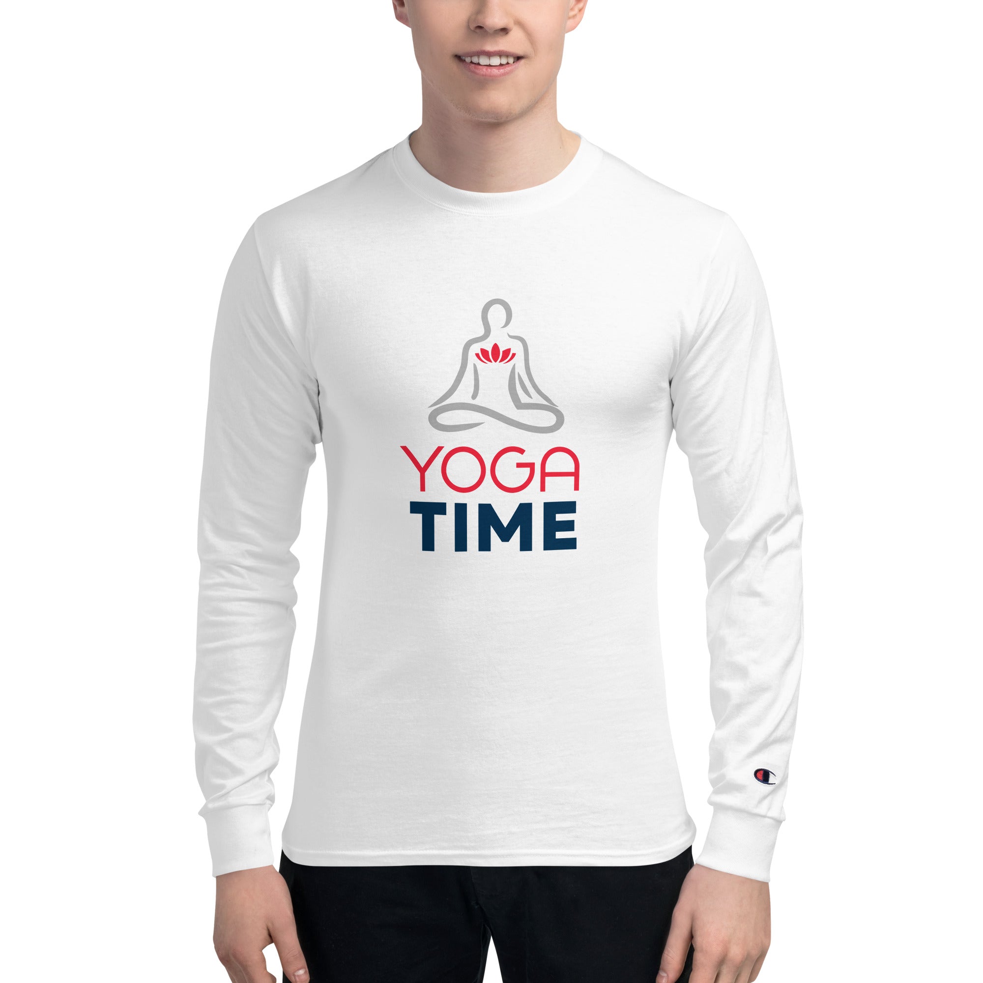 YOGA TIME - Men's Champion Long Sleeve Shirt