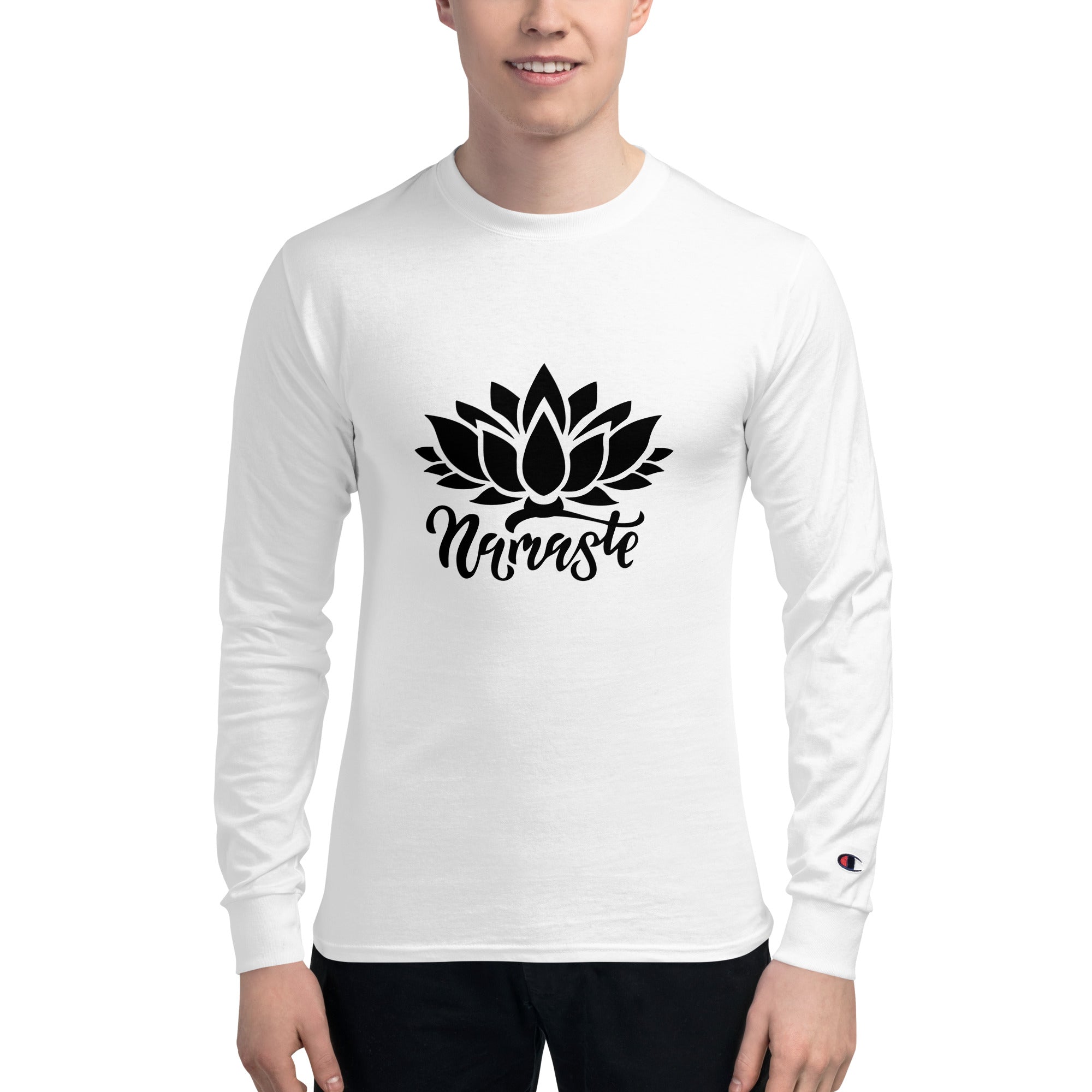 NAMASTE - Men's Champion Long Sleeve Shirt