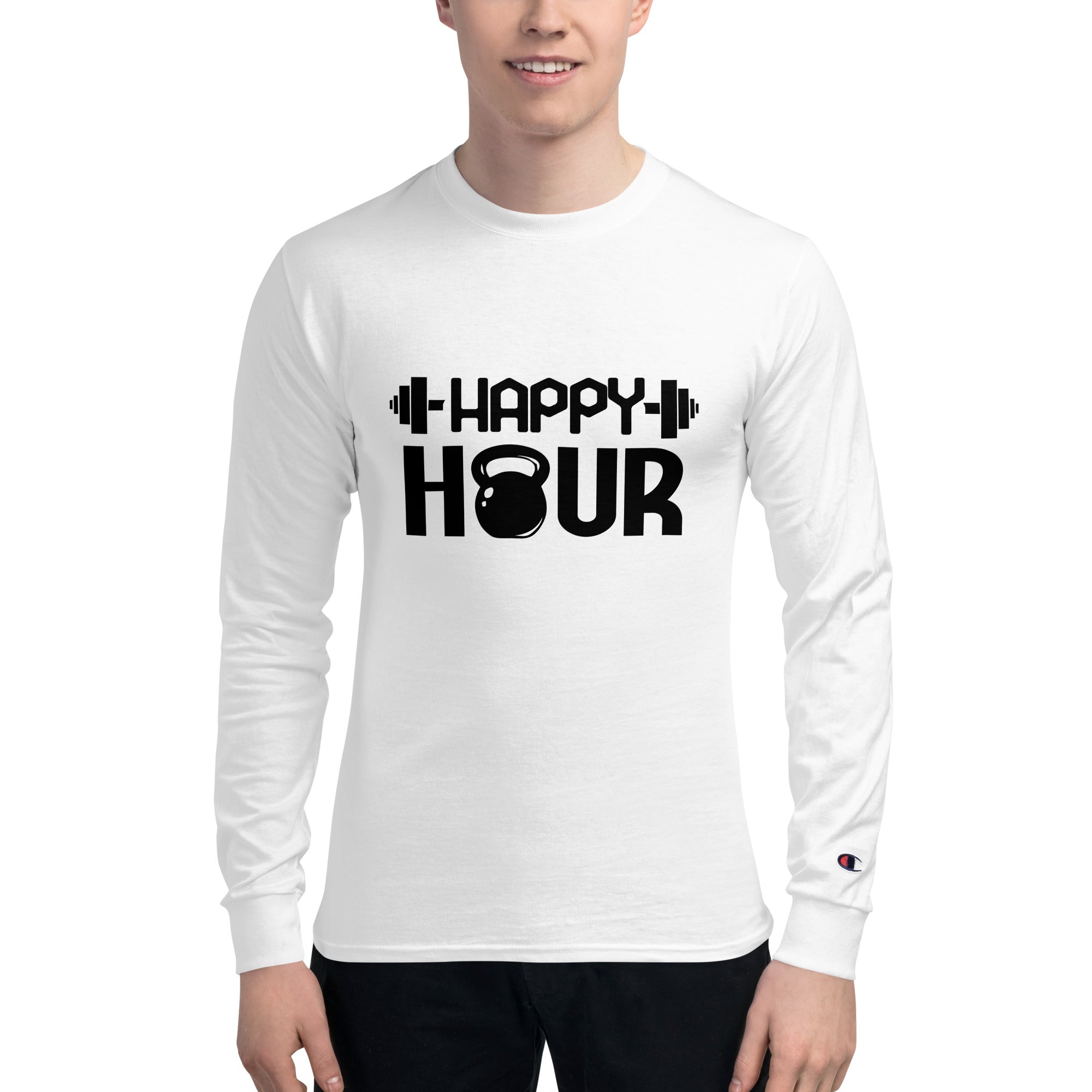 HAPPY HOUR - Men's Champion Long Sleeve Shirt
