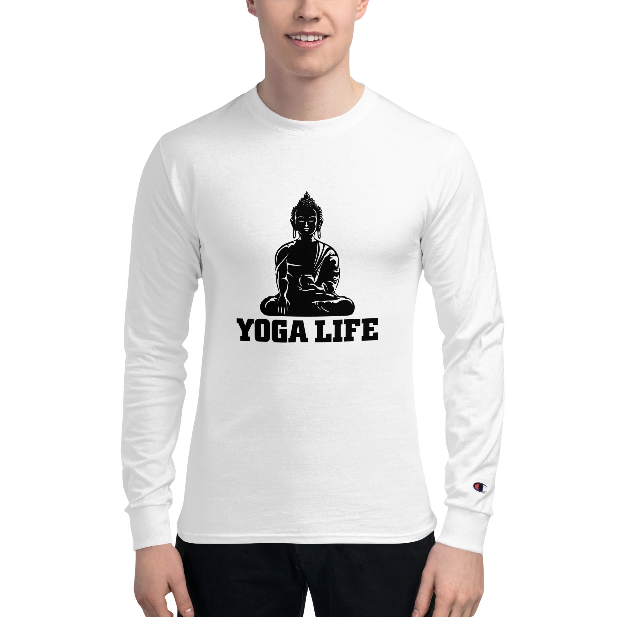 YOGA LIFE - Men's Champion Long Sleeve Shirt