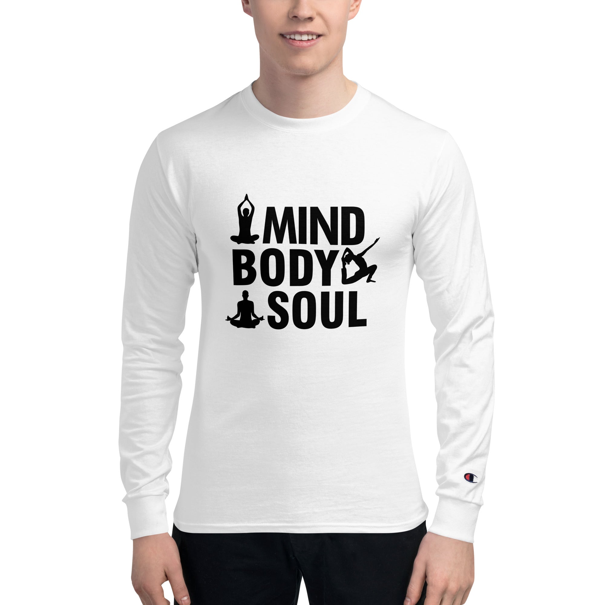 MIND BODY SOUL - Men's Champion Long Sleeve Shirt