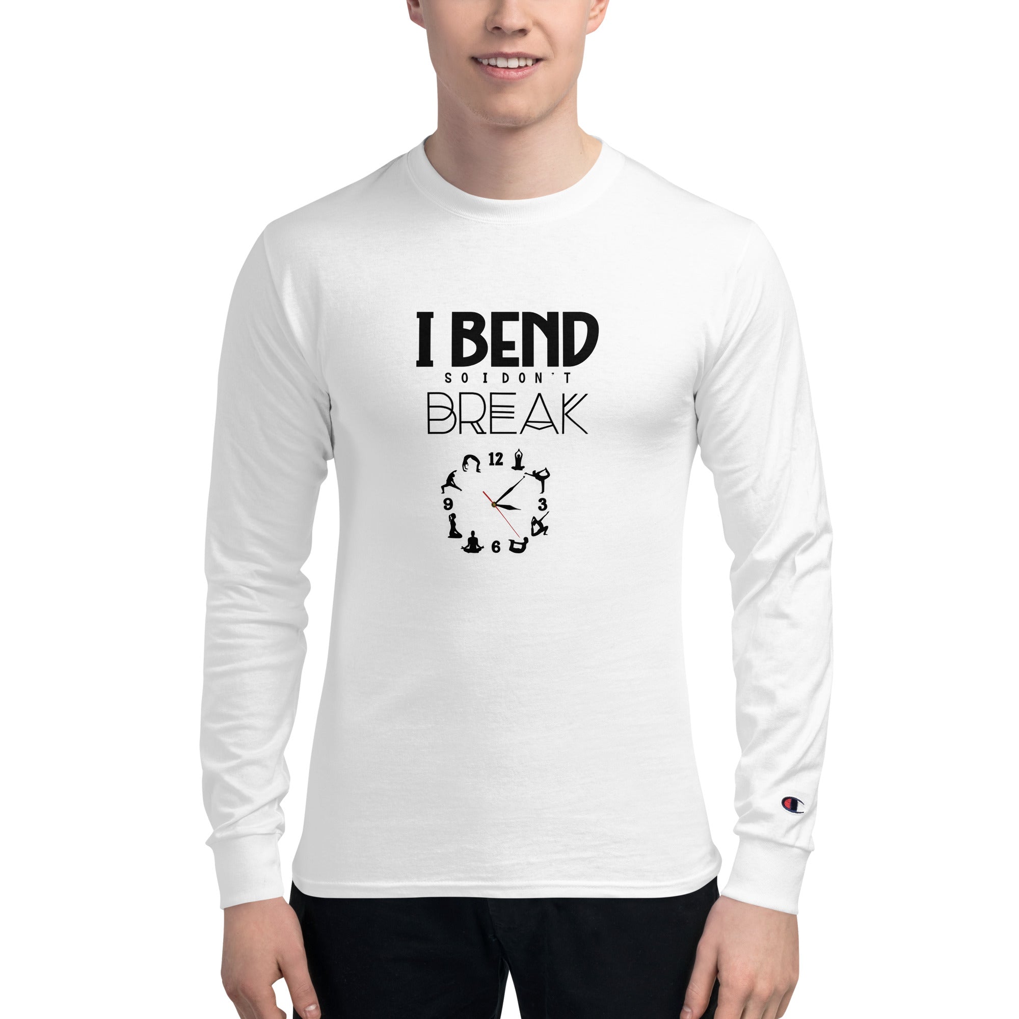 I BEND SO I DON'T BREAK - Men's Champion Long Sleeve Shirt