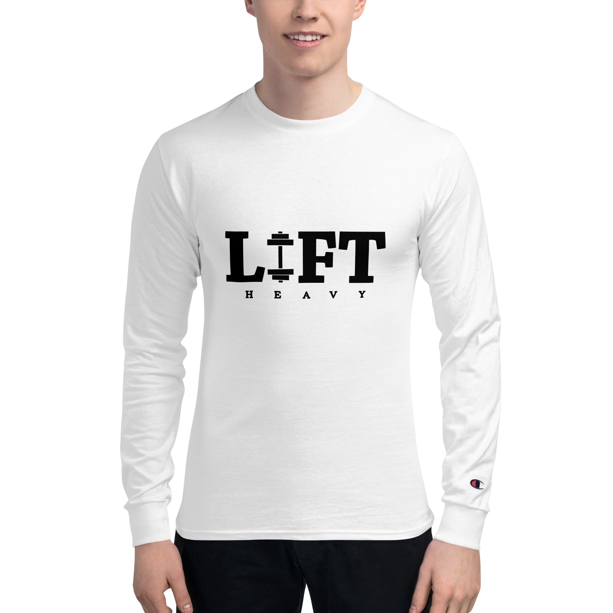 LIFT HEAVY - Men's Champion Long Sleeve Shirt