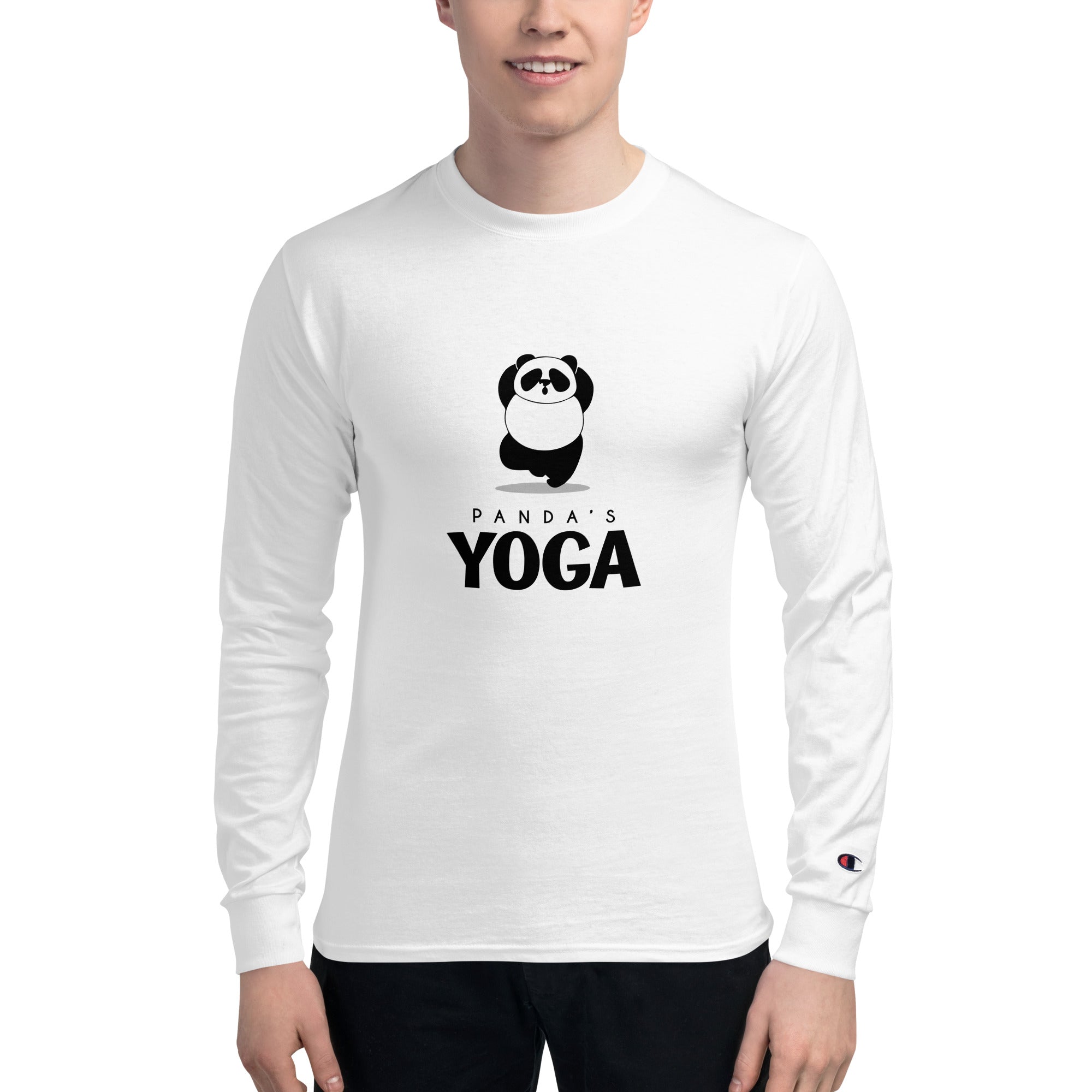 PANDA'S YOGA - Men's Champion Long Sleeve Shirt