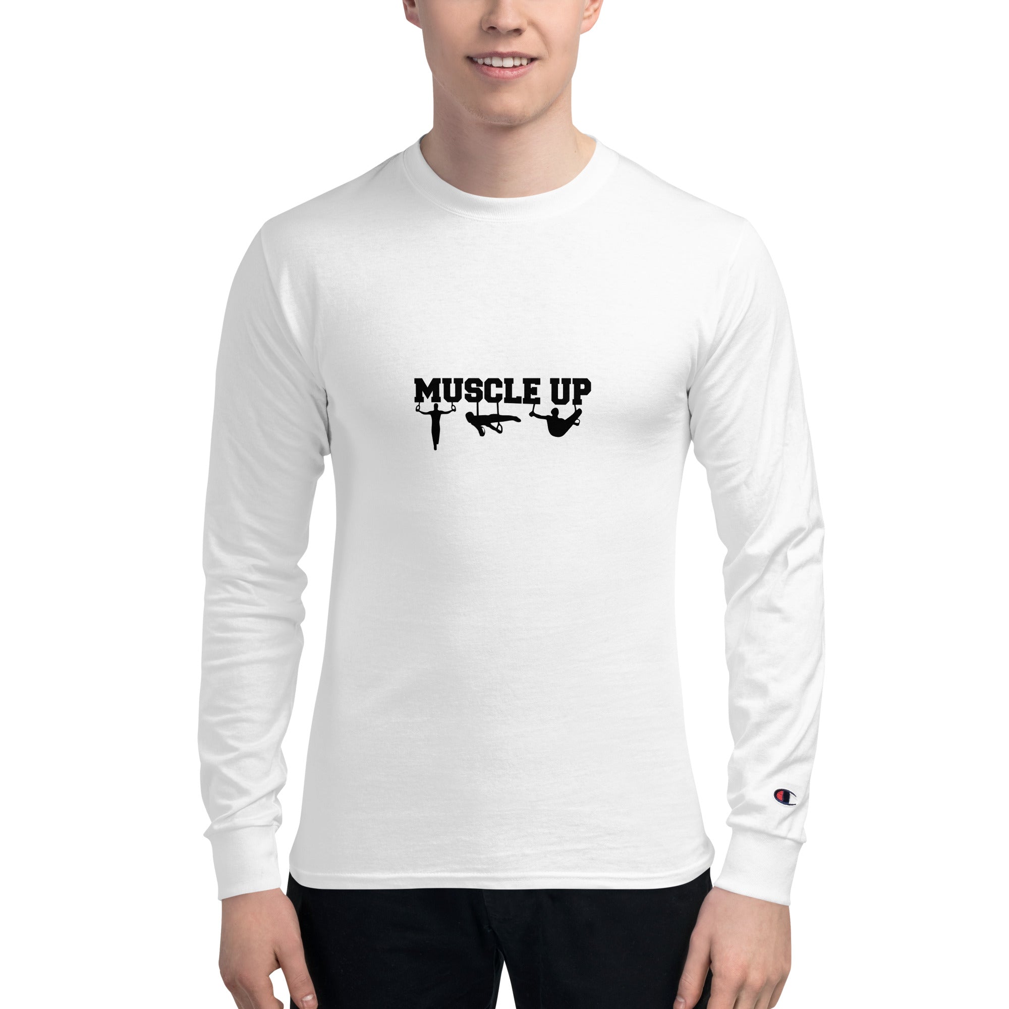 MUSCLE UP - Men's Champion Long Sleeve Shirt
