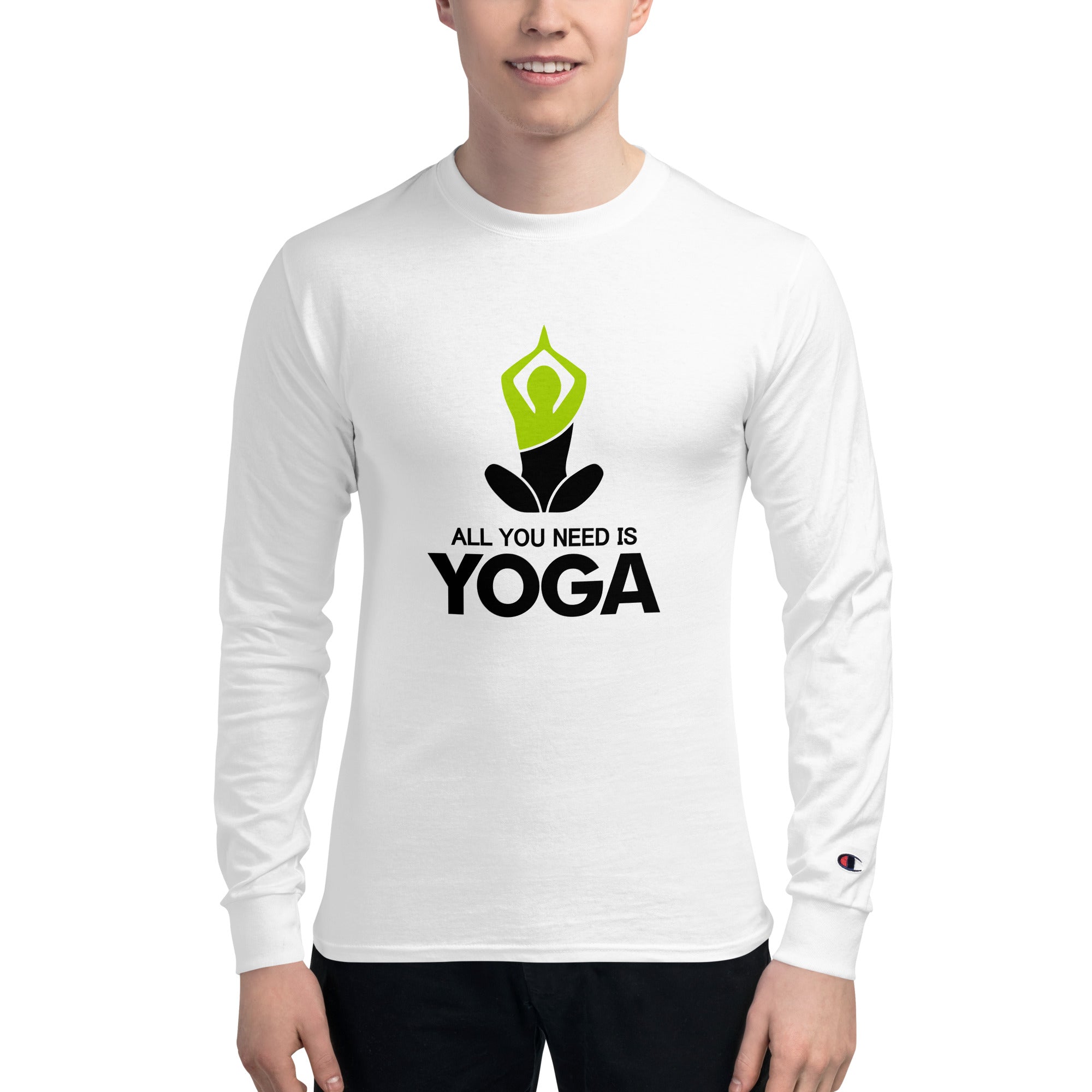 ALL YOU NEED IS YOGA - Men's Champion Long Sleeve Shirt