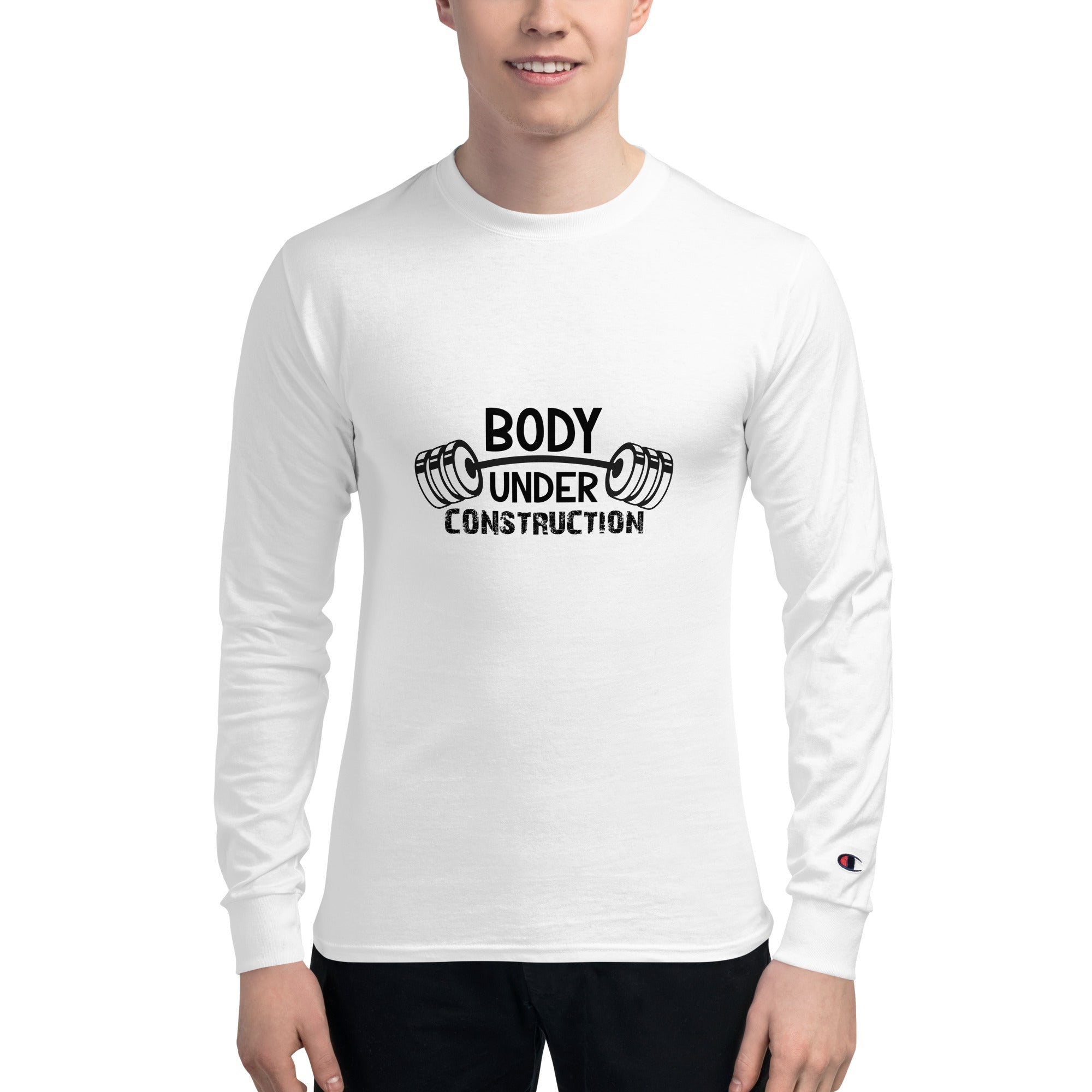 BODY UNDER CONSTRUCTION - Men's Champion Long Sleeve Shirt