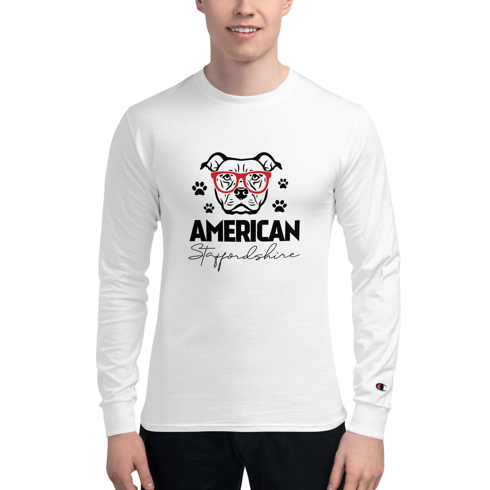 AMERICAN STAFFORDSHIRE - Men's Champion Long Sleeve Shirt
