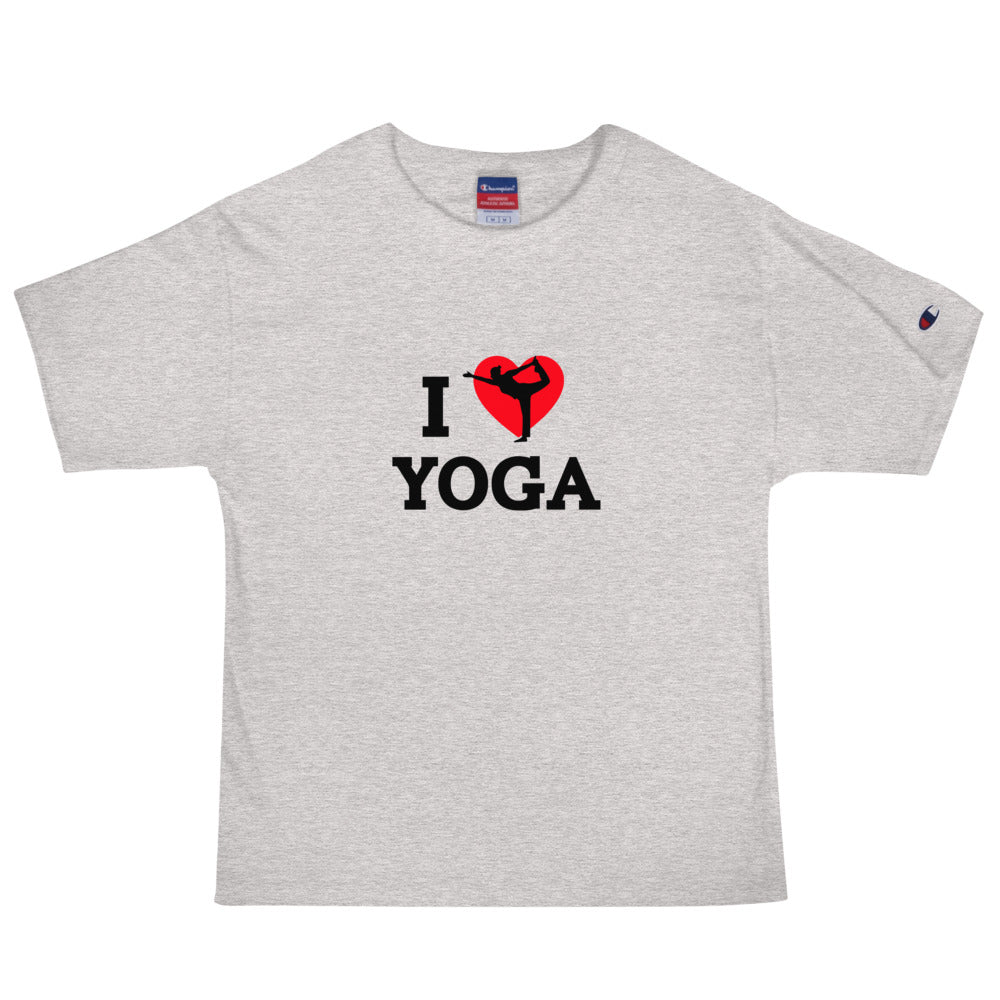 I LOVE YOGA - Men's Champion T-Shirt