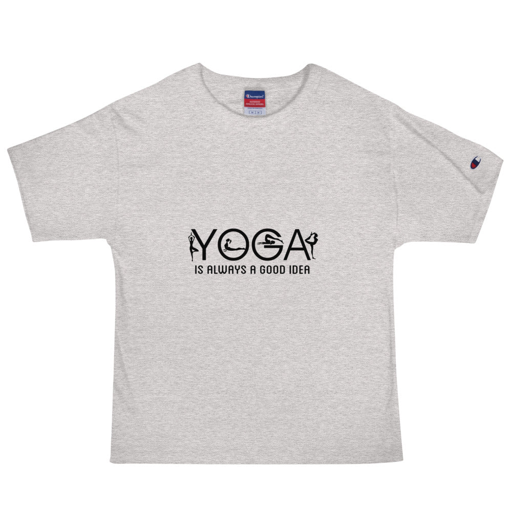 YOGA IS ALWAYS A GOOD IDEA - Men's Champion T-Shirt