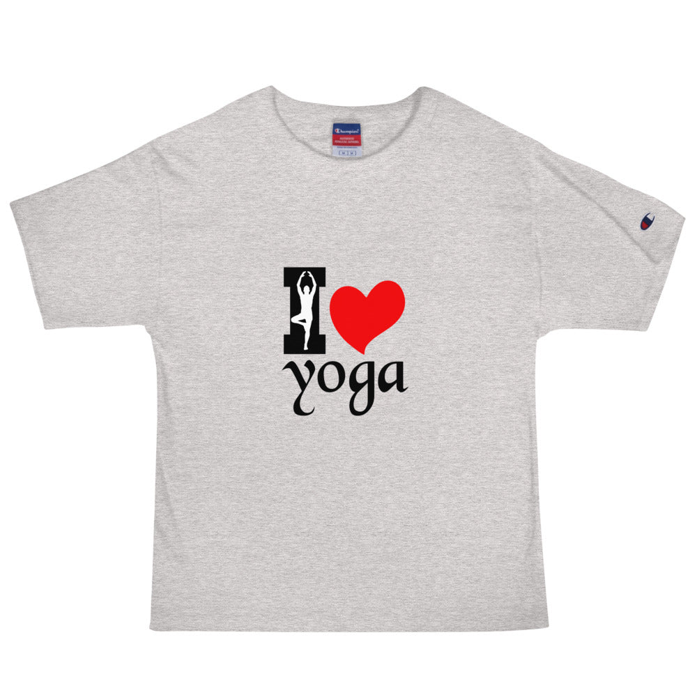 I LOVE YOGA - Men's Champion T-Shirt