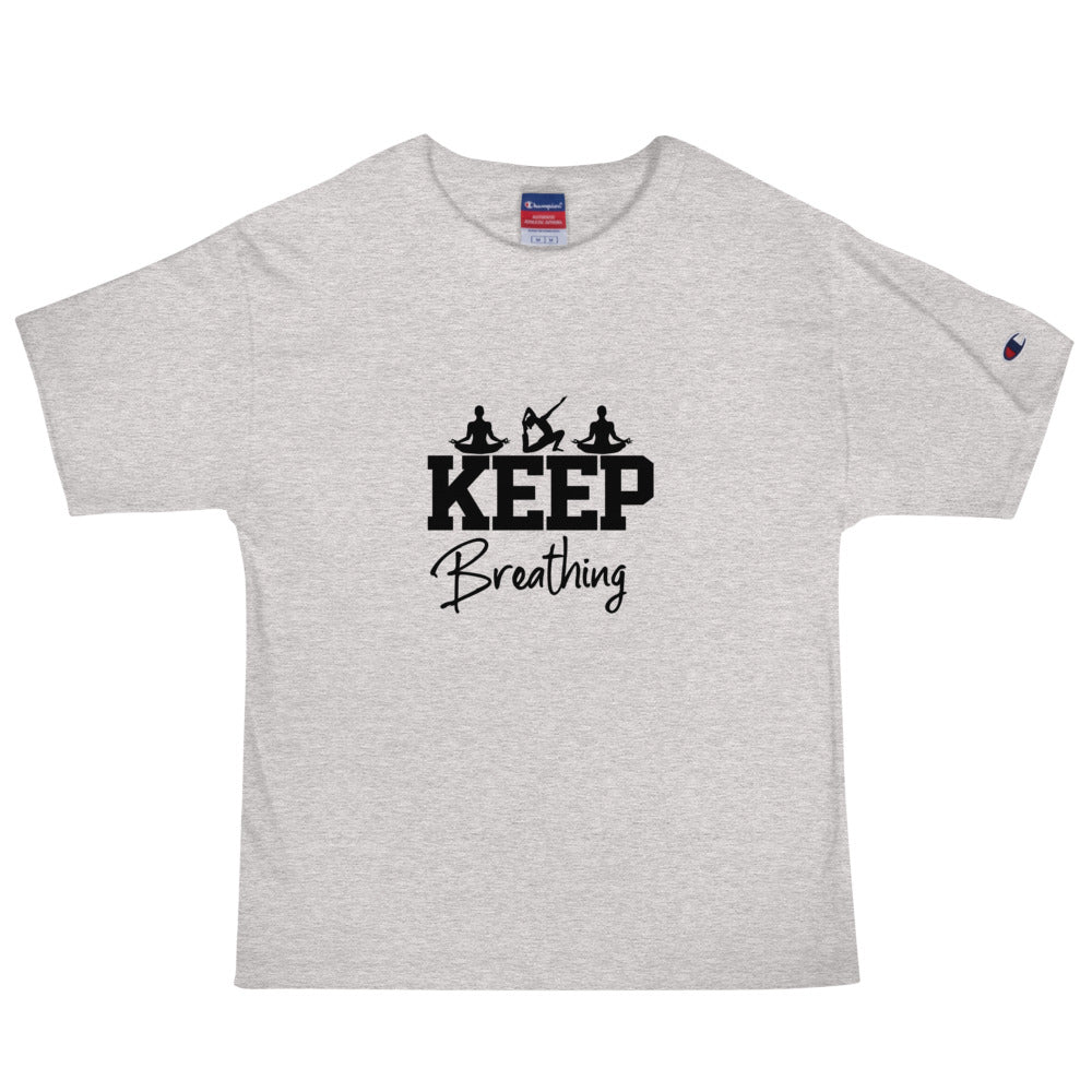 KEEP BREATHING - Men's Champion T-Shirt