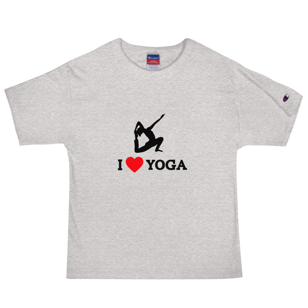 I LOVE YOGA - Men's Champion T-Shirt