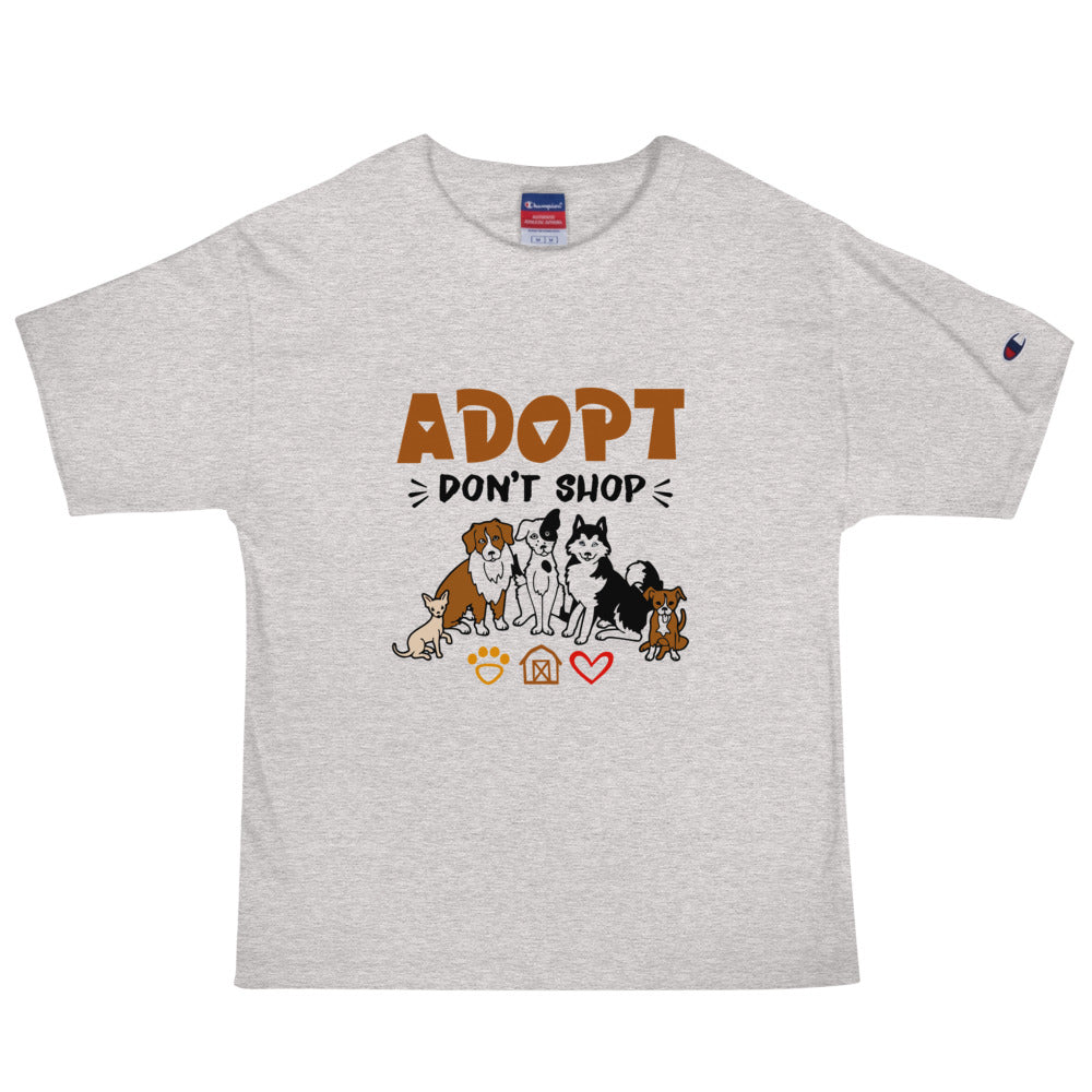 ADOPT DON'T SHOP - Men's Champion T-Shirt