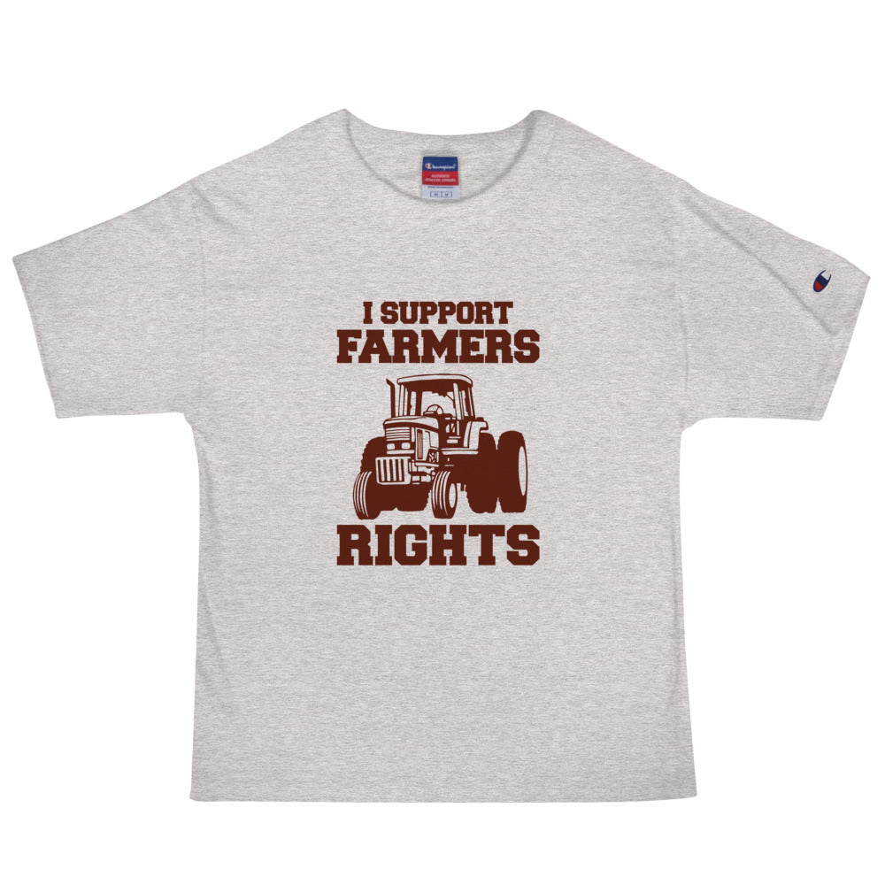 I SUPPORT FARMERS RIGHTS - Men's Champion T-Shirt