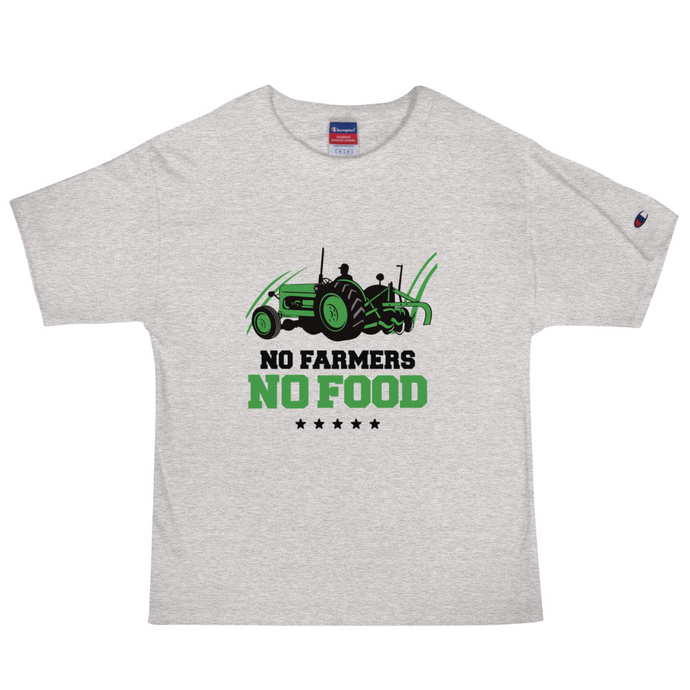 NO FARMERS NO FOOD - Men's Champion T-Shirt