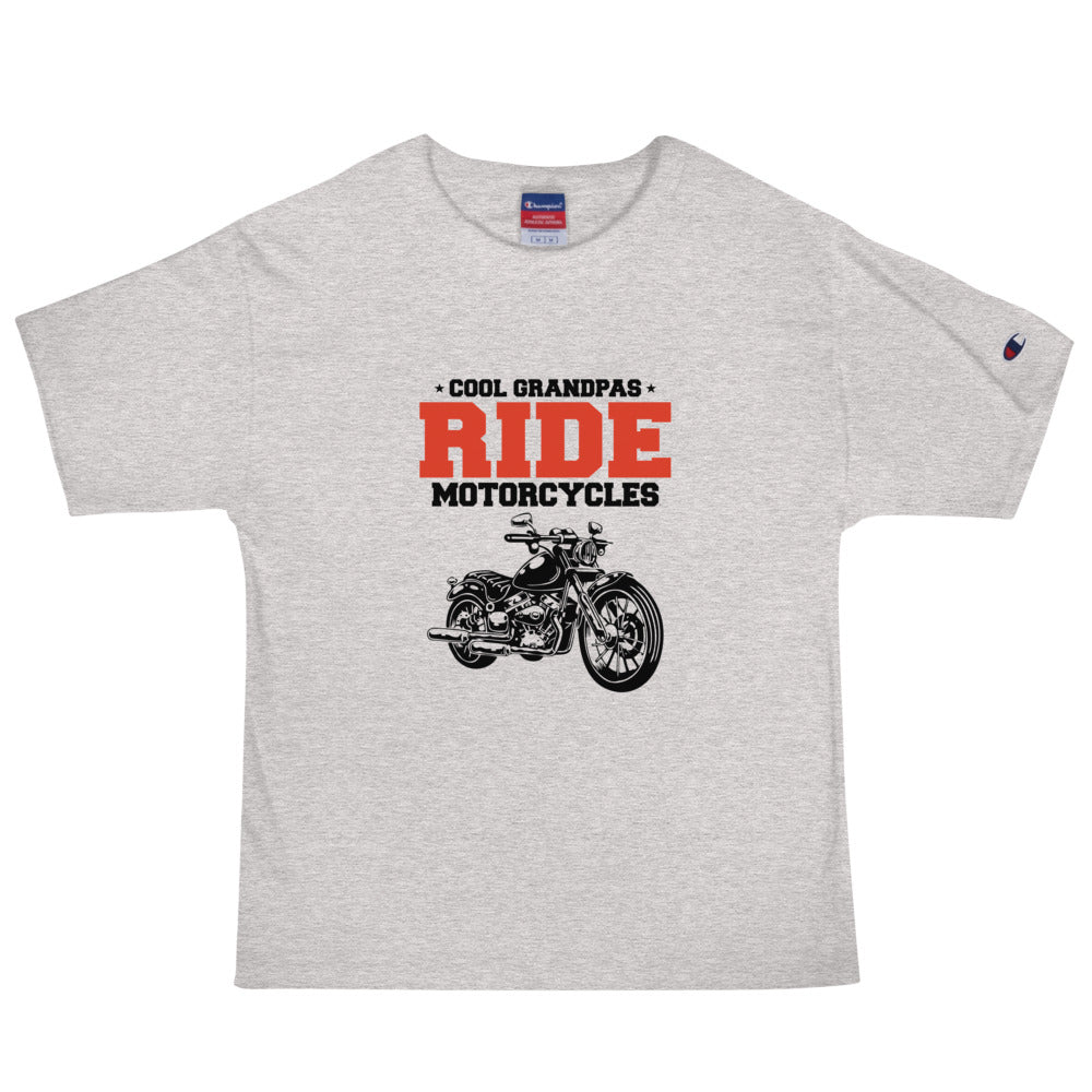 COOL GRANDPAS RIDE MOTORCYCLES - Men's Champion T-Shirt