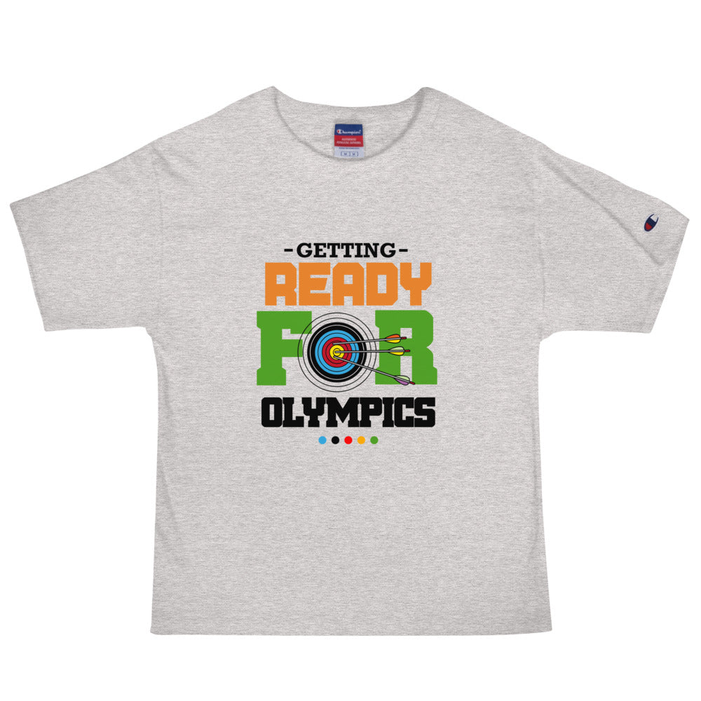 GETTING READY FOR OLYMPICS - Men's Champion T-Shirt