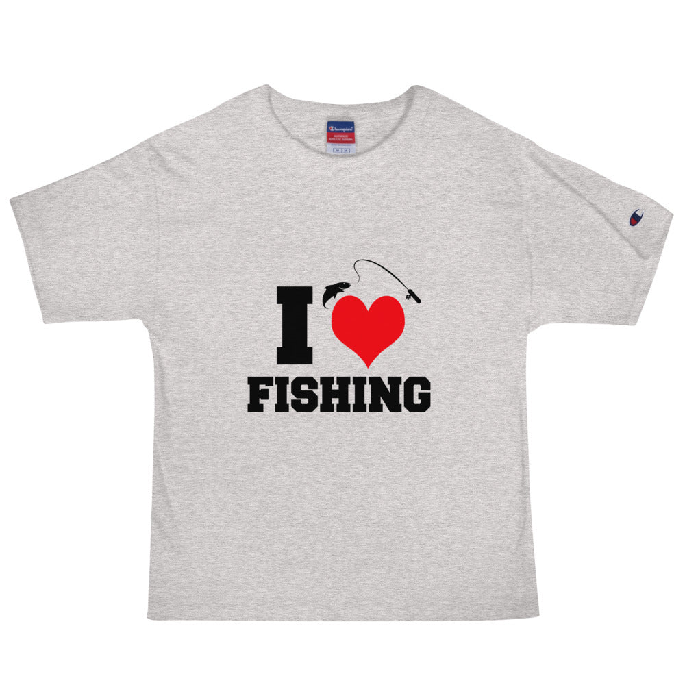 I LOVE FISHING - Men's Champion T-Shirt