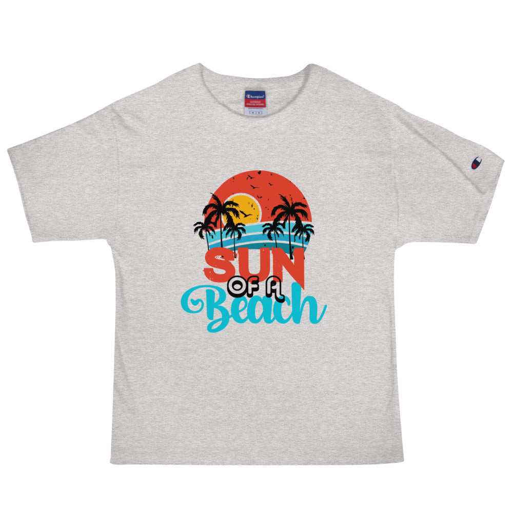 SUN OF A BEACH - Men's Champion T-Shirt