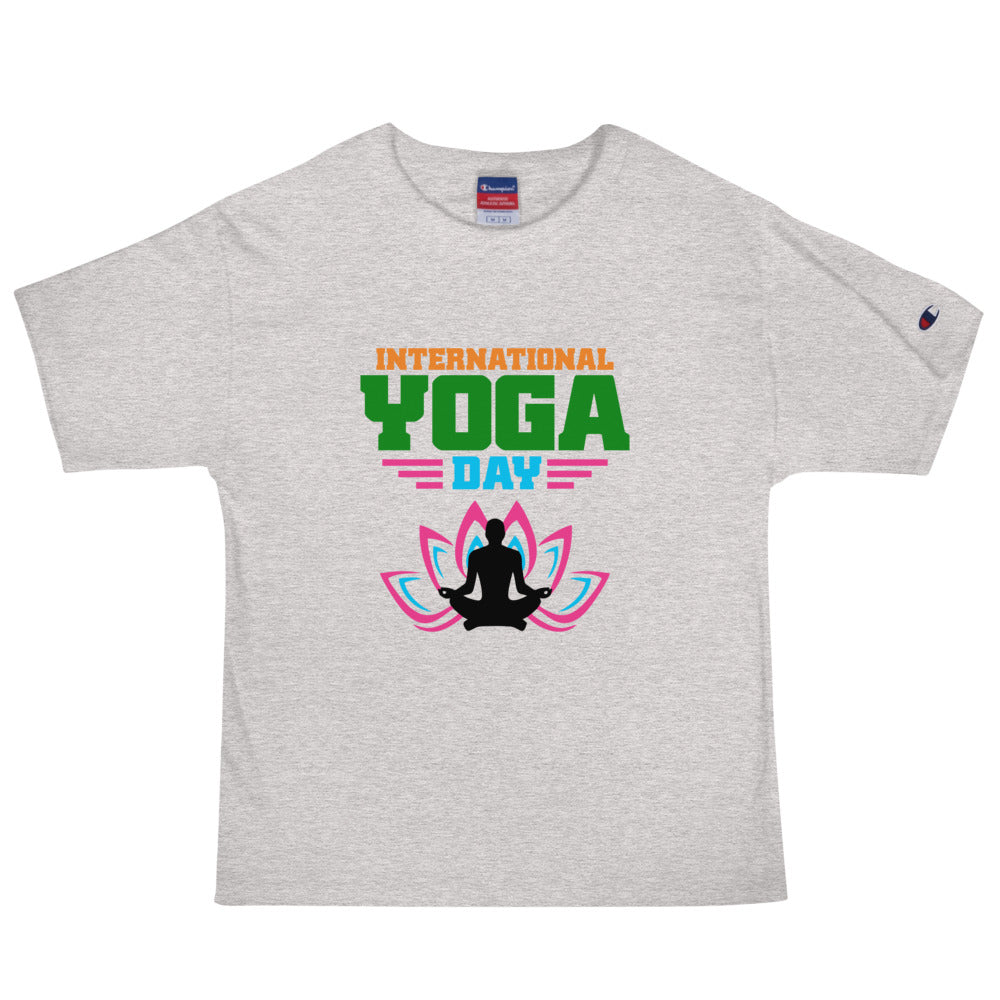 INTERNATIONAL YOGA DAY - Men's Champion T-Shirt