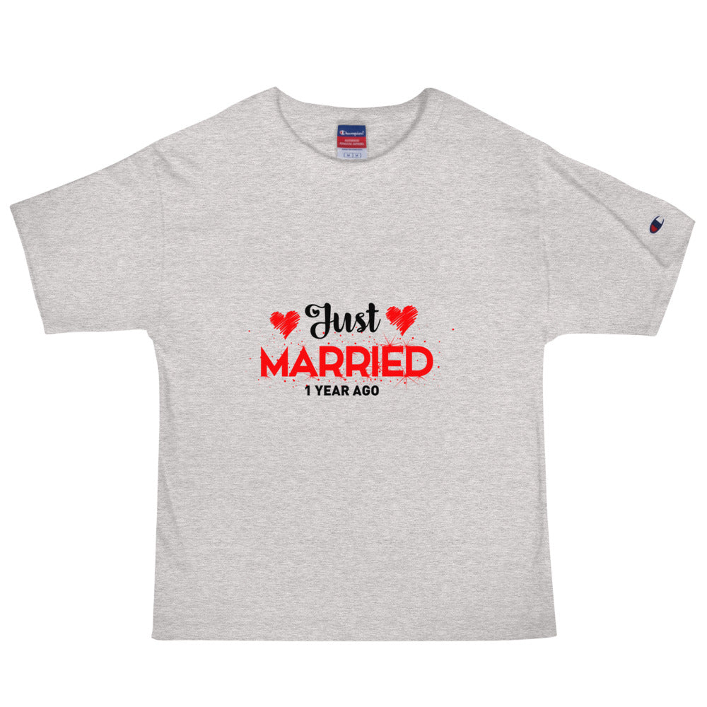 JUST MARRIED - Men's Champion T-Shirt