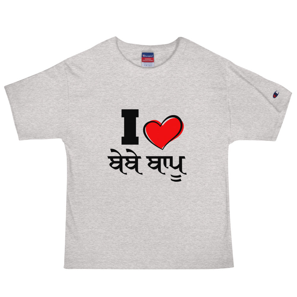 I LOVE BEBE BAPPU - Men's Champion T-Shirt