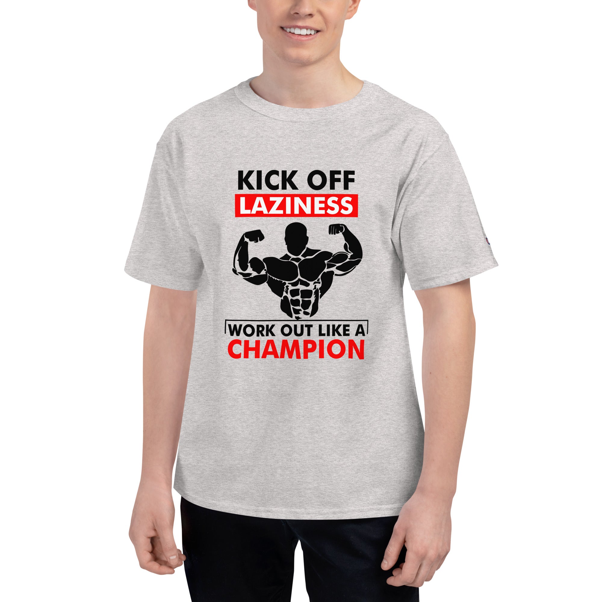 KICK OFF LAZINESS - Men's Champion T-Shirt