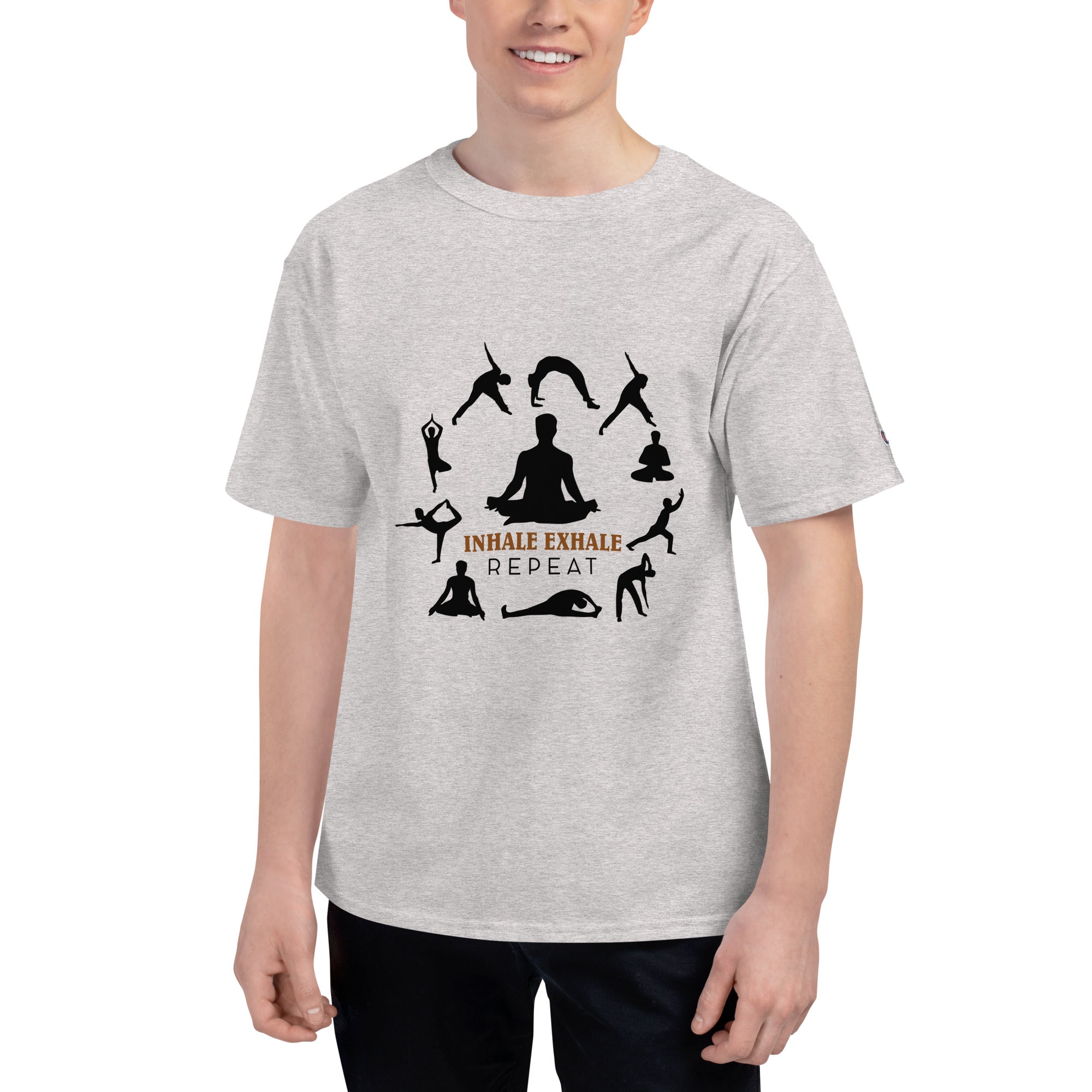 INHALE EXHALE REPEAT - Men's Champion T-Shirt
