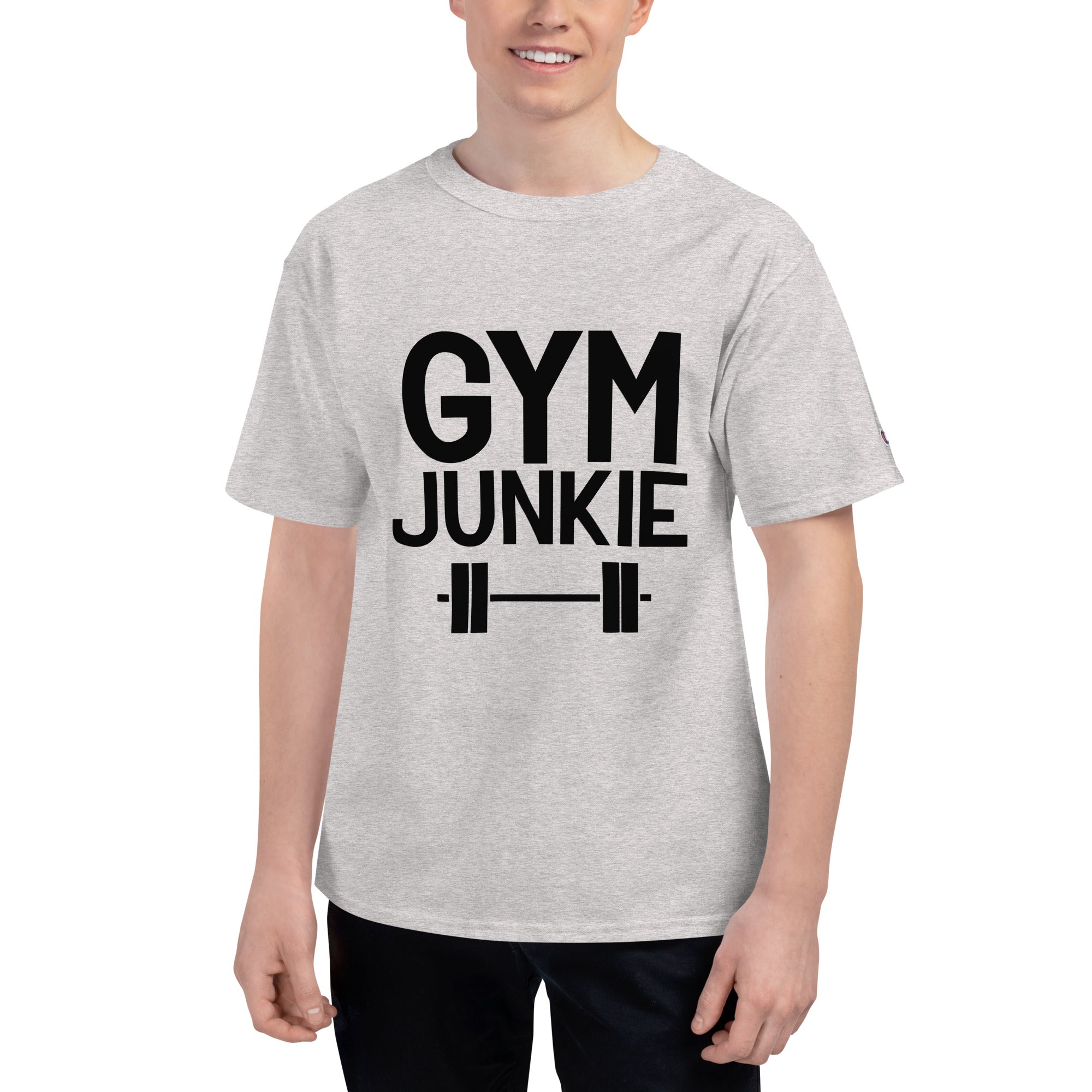 GYM JUNKIE - Men's Champion T-Shirt