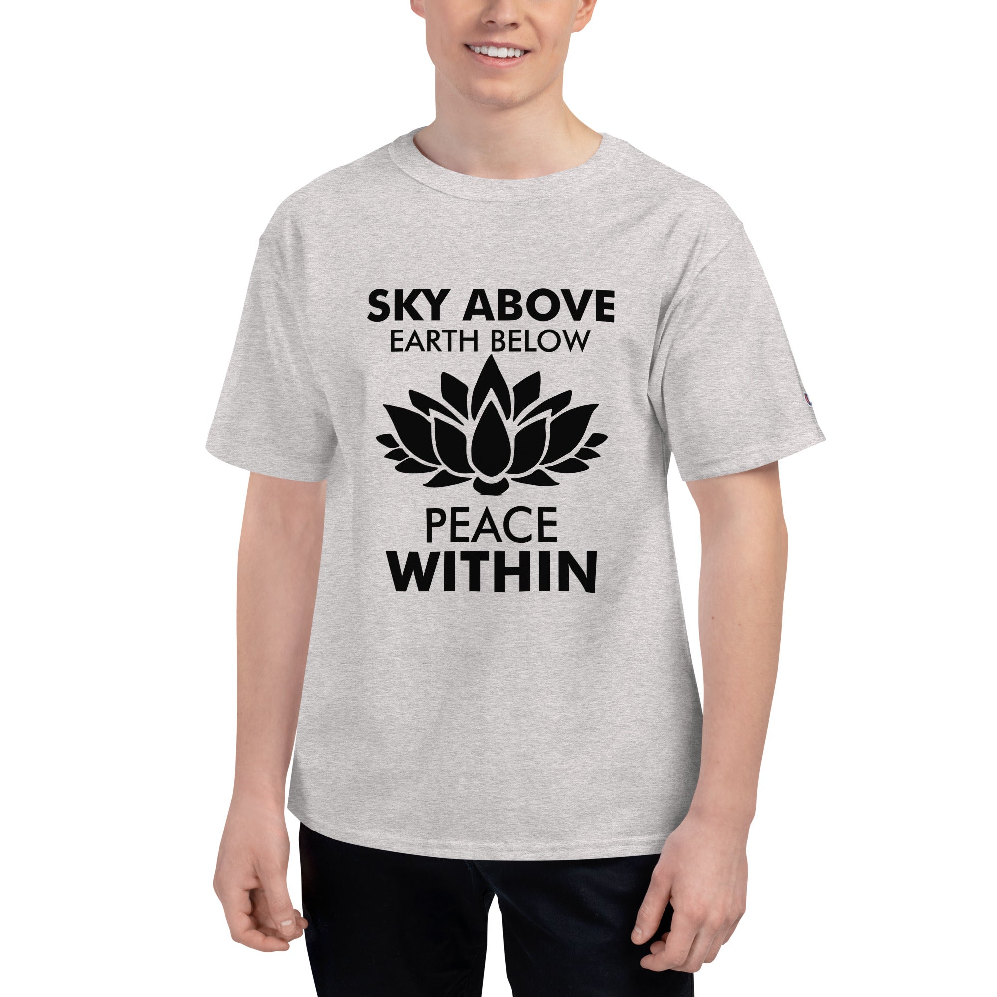 SKY ABOVE EARTH BELOW - Men's Champion T-Shirt
