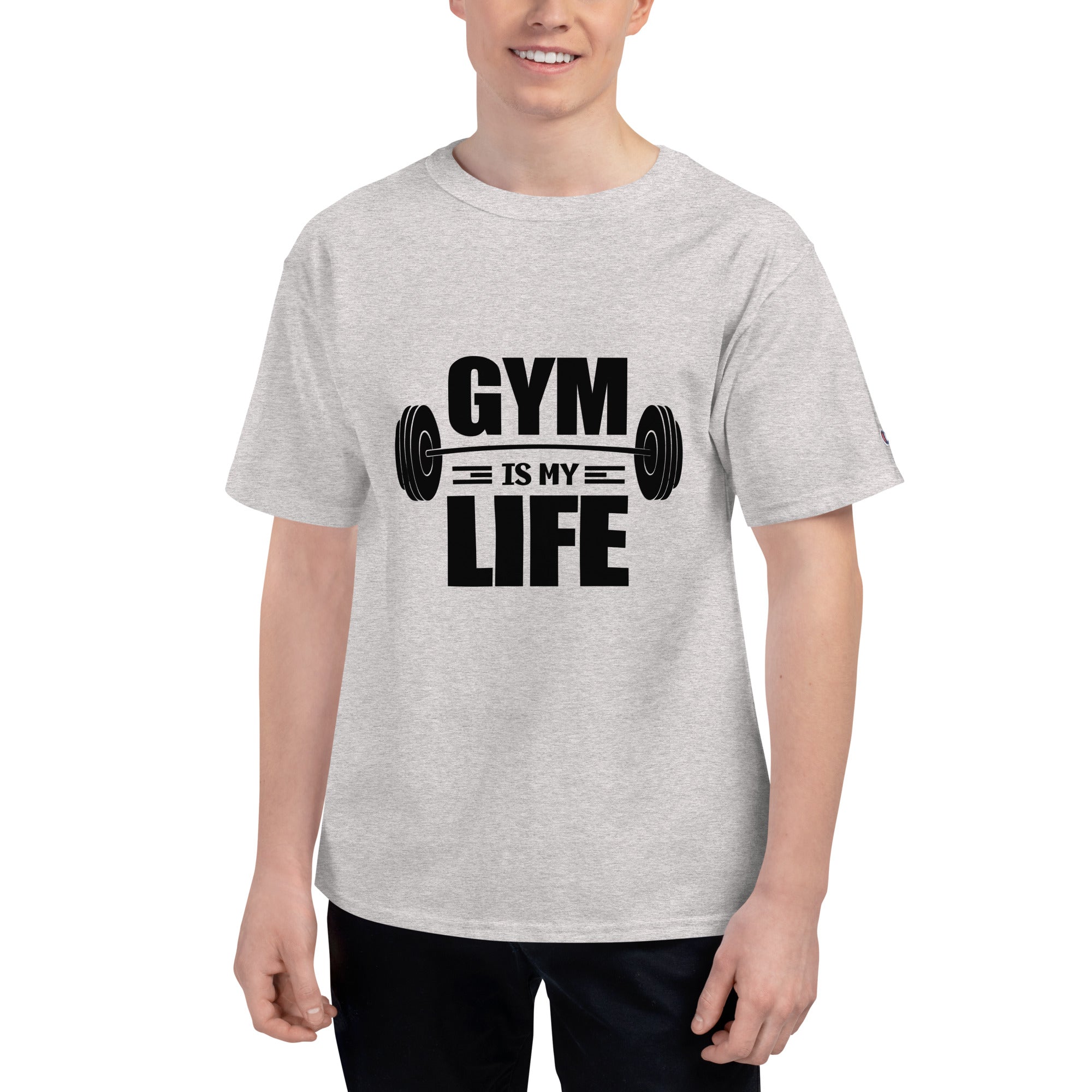 GYM IS MY LIFE - Men's Champion T-Shirt