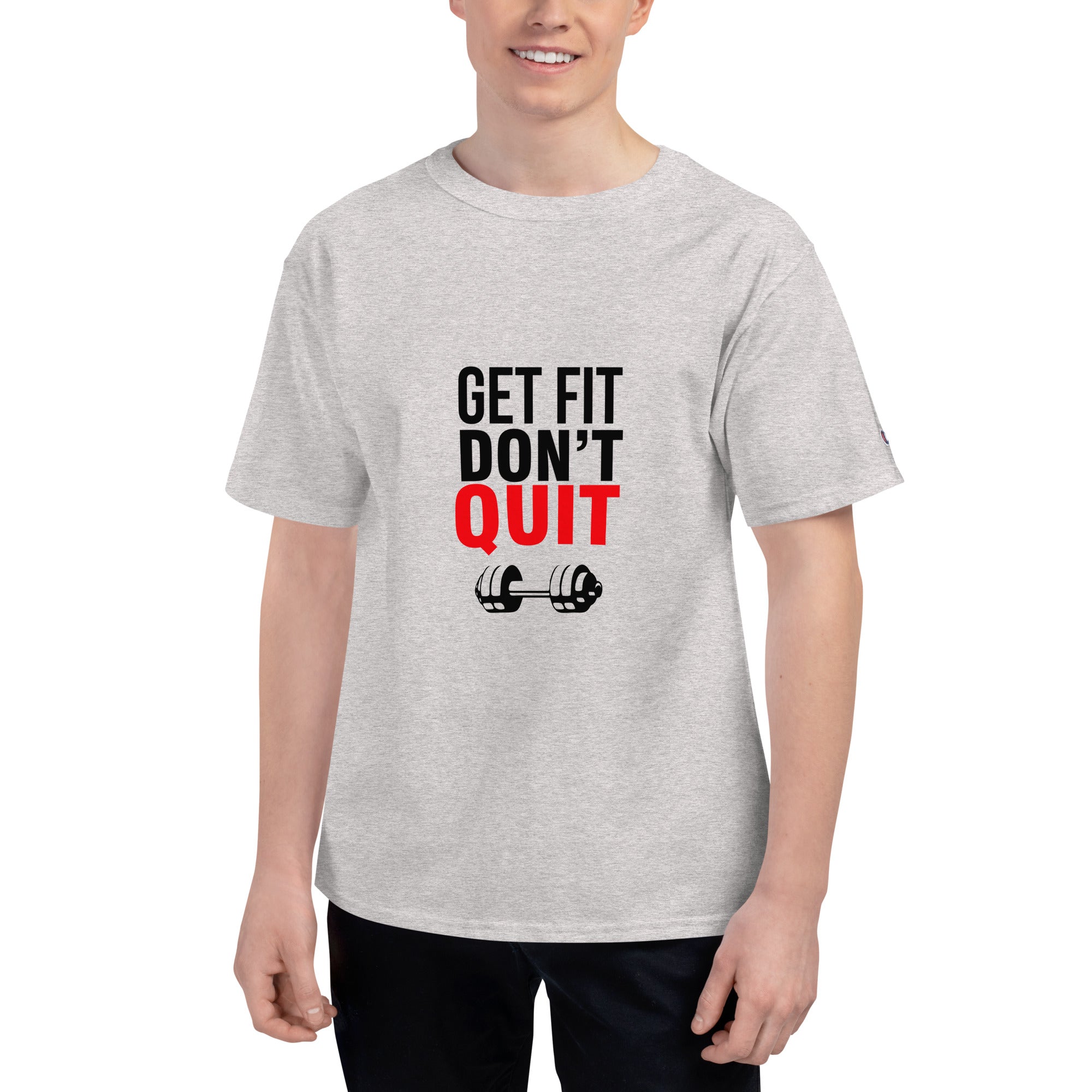 GET FIT DON'T QUIT - Men's Champion T-Shirt