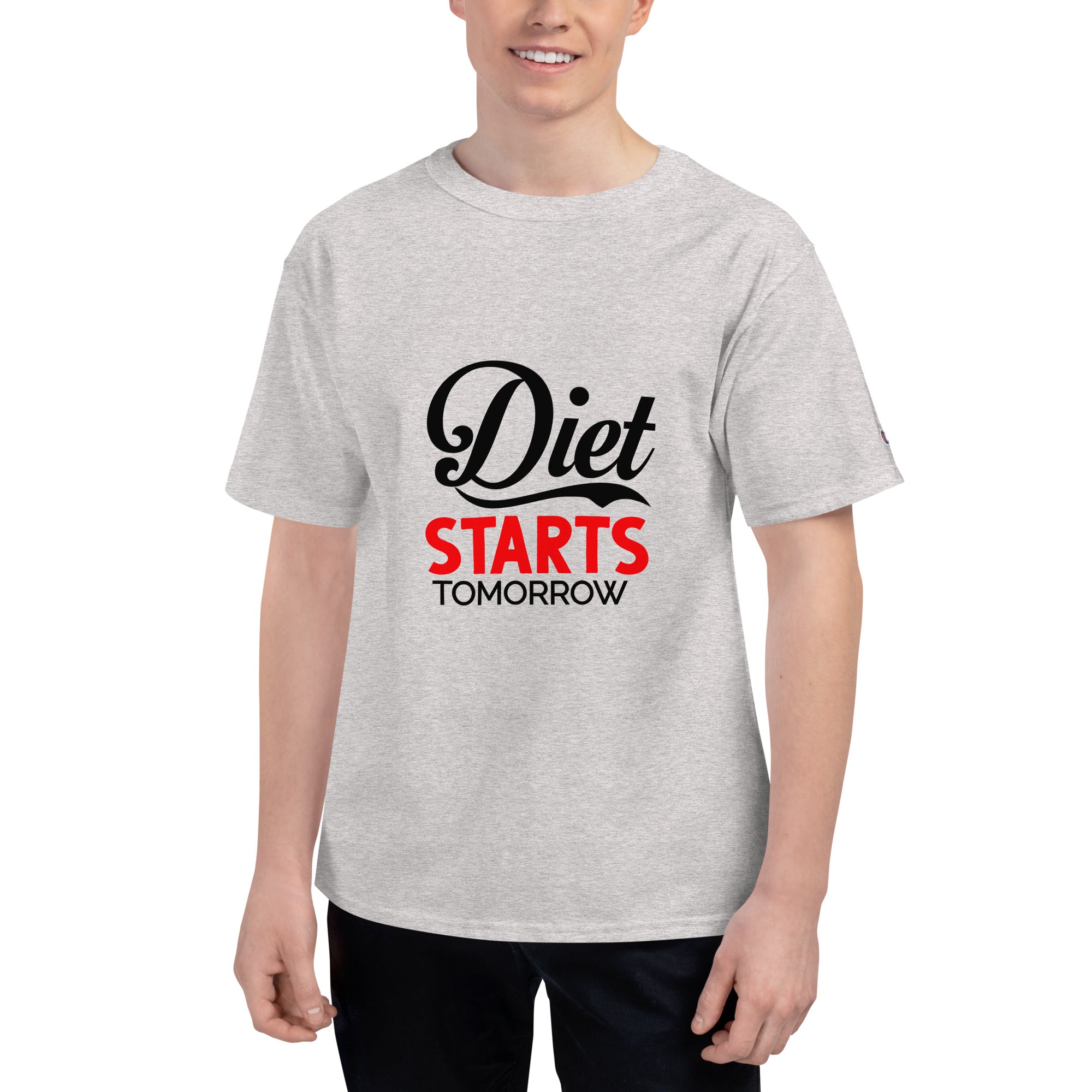 DIET STARTS TOMORROW - Men's Champion T-Shirt
