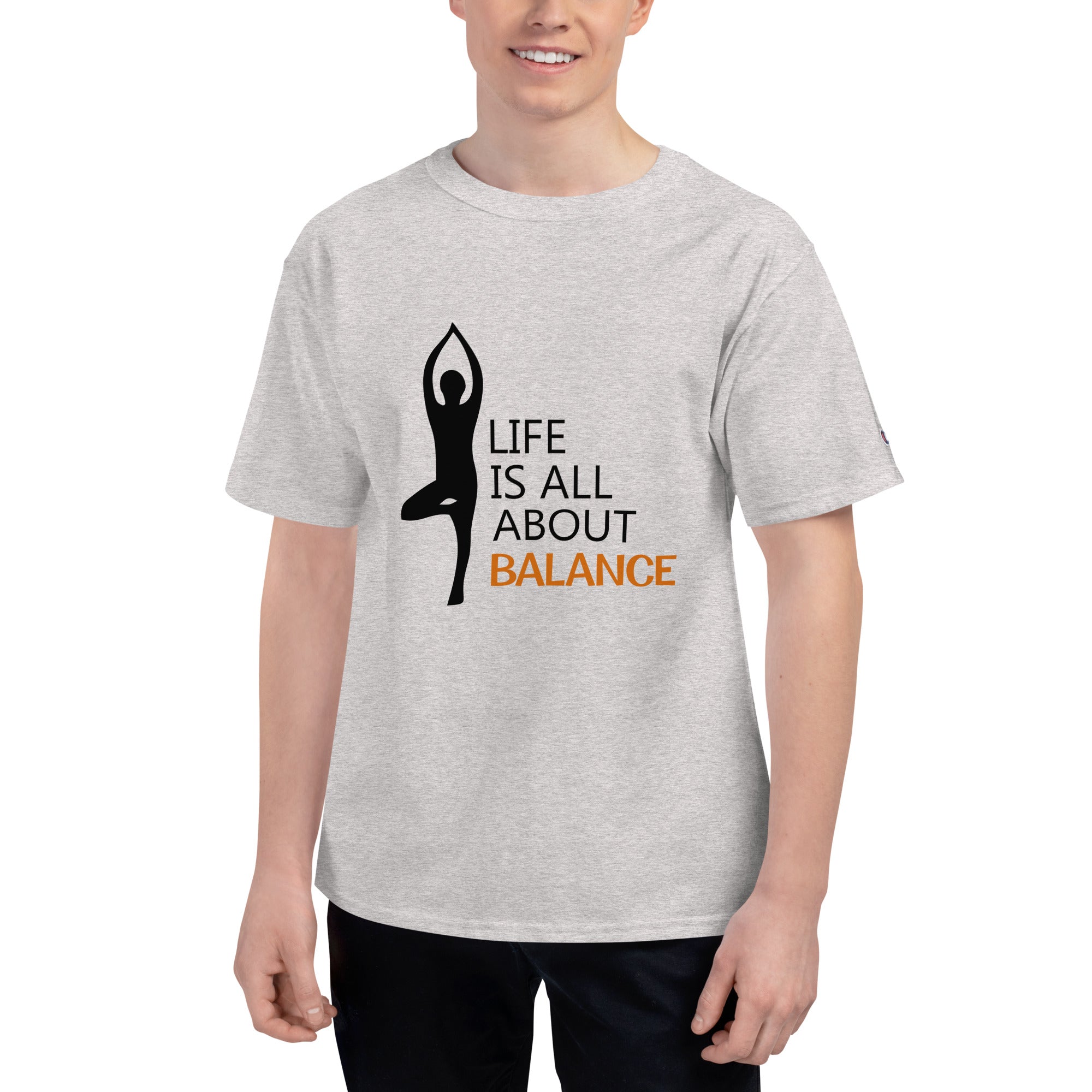 LIFE IS ALL ABOUT BALANCE - Men's Champion T-Shirt