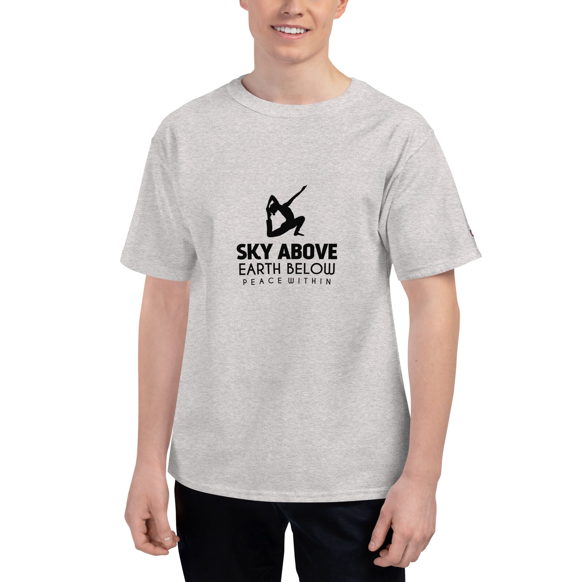 SKY ABOVE EARTH BELOW - Men's Champion T-Shirt