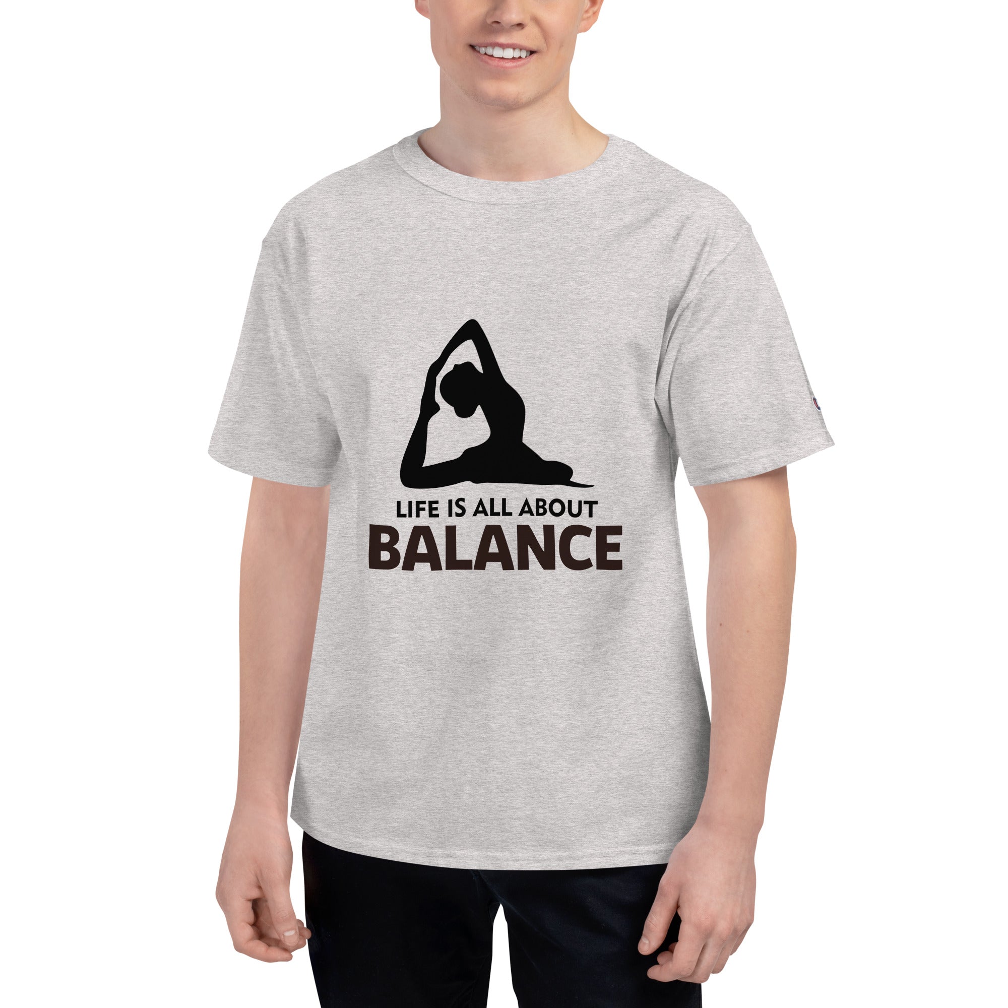 LIFE IS ALL ABOUT BALANCE - Men's Champion T-Shirt