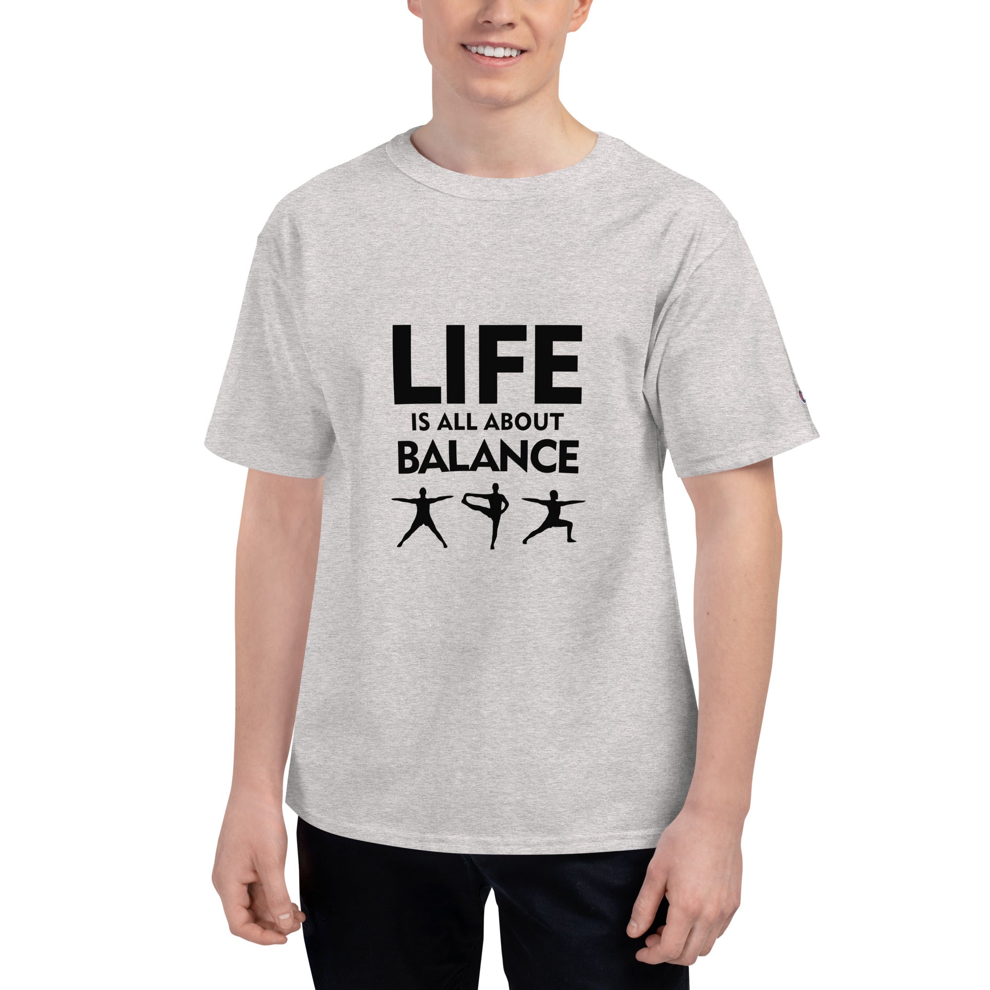 LIFE IS ALL ABOUT BALANCE - Men's Champion T-Shirt