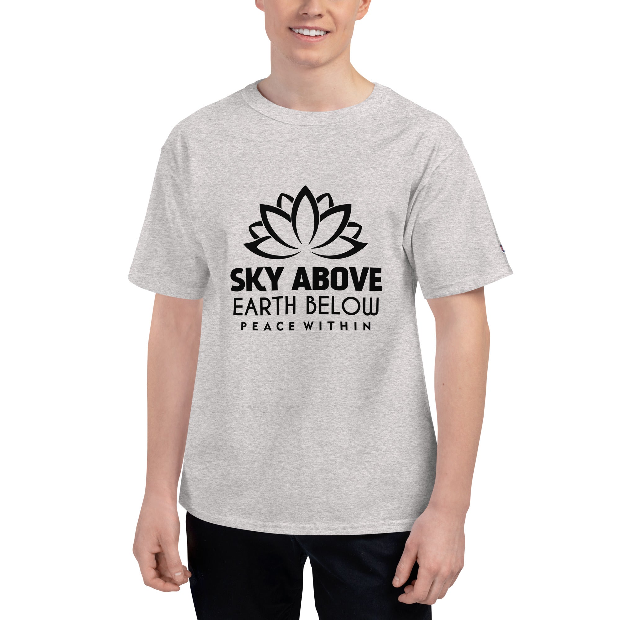 SKY ABOVE EARTH BELOW - Men's Champion T-Shirt