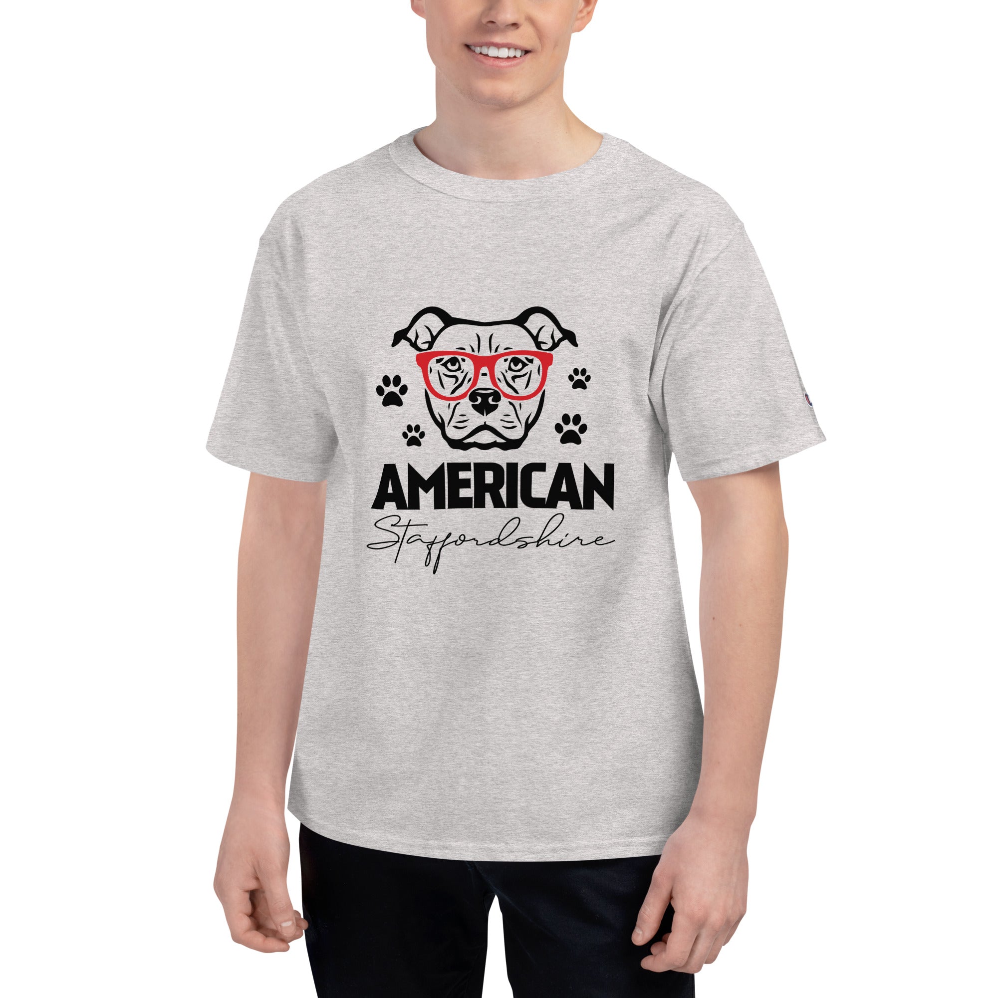 AMERICAN STAFFORDSHIRE - Men's Champion T-Shirt