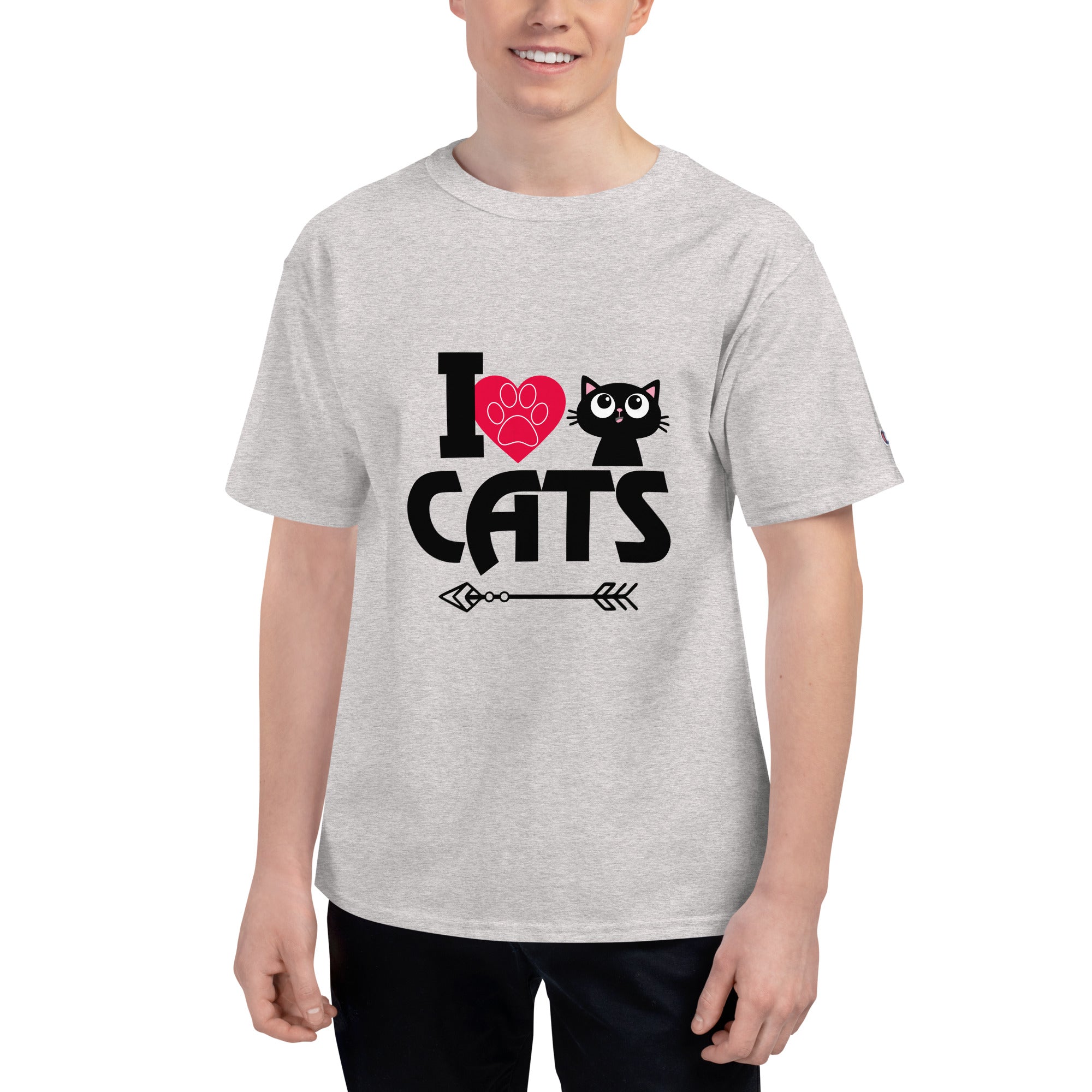 I LOVE CATS - Men's Champion T-Shirt